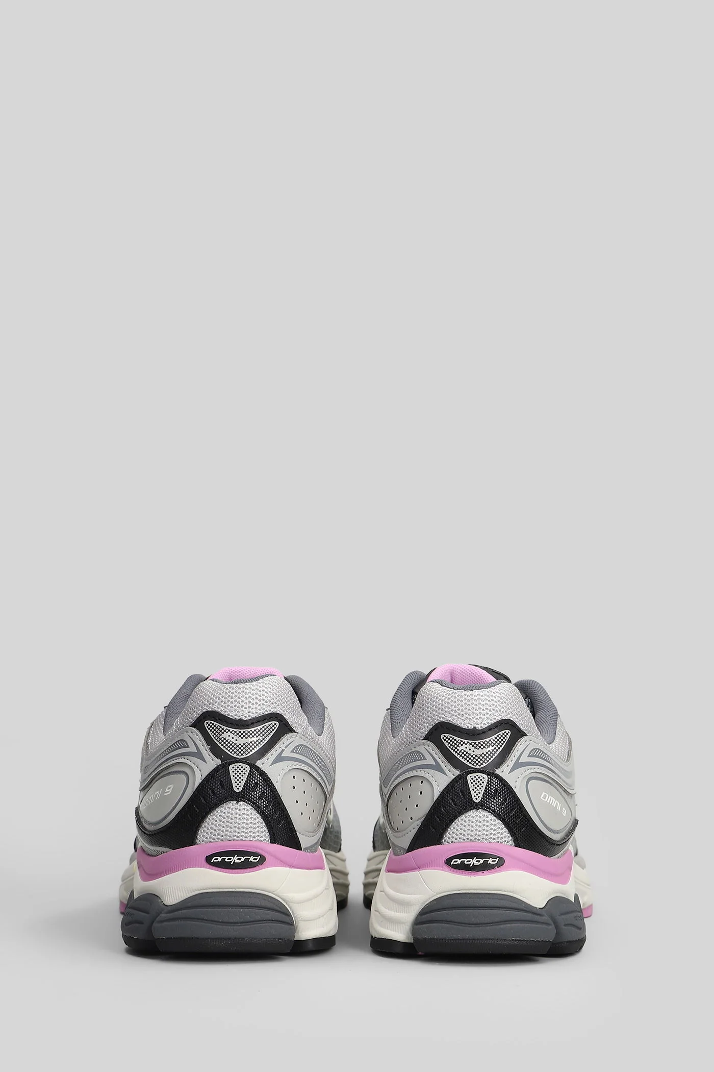 Progrid Omni 9 Sneakers in grey leather and fabric - Image 4