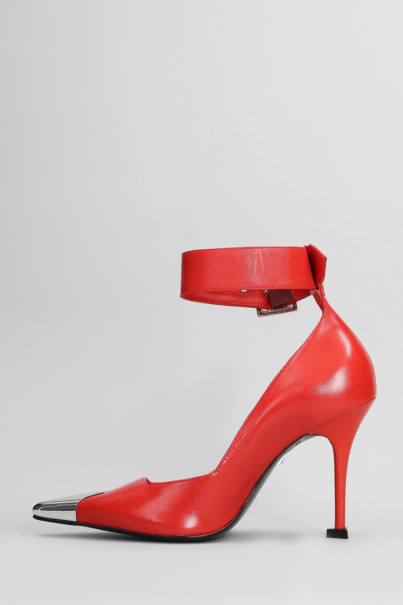 Darla Pump Pumps in red leather - Image 3