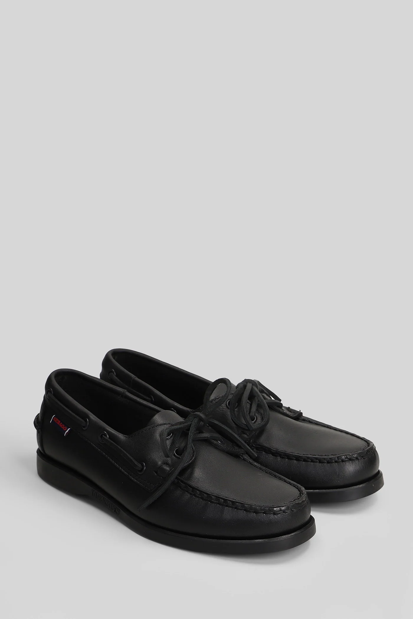 Docksides portland Loafers in black leather - Image 2
