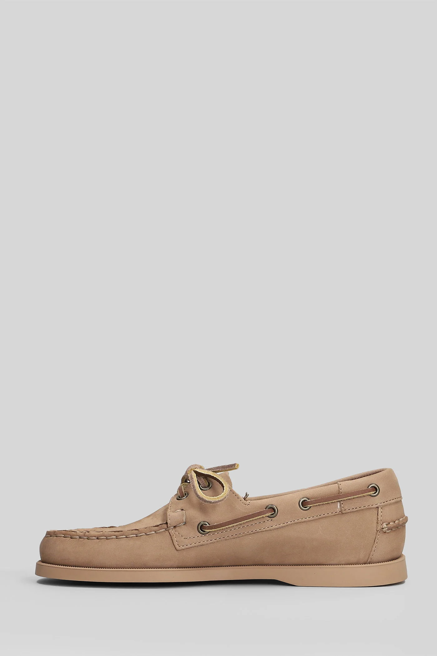 Docksides portland Loafers in taupe leather - Image 3