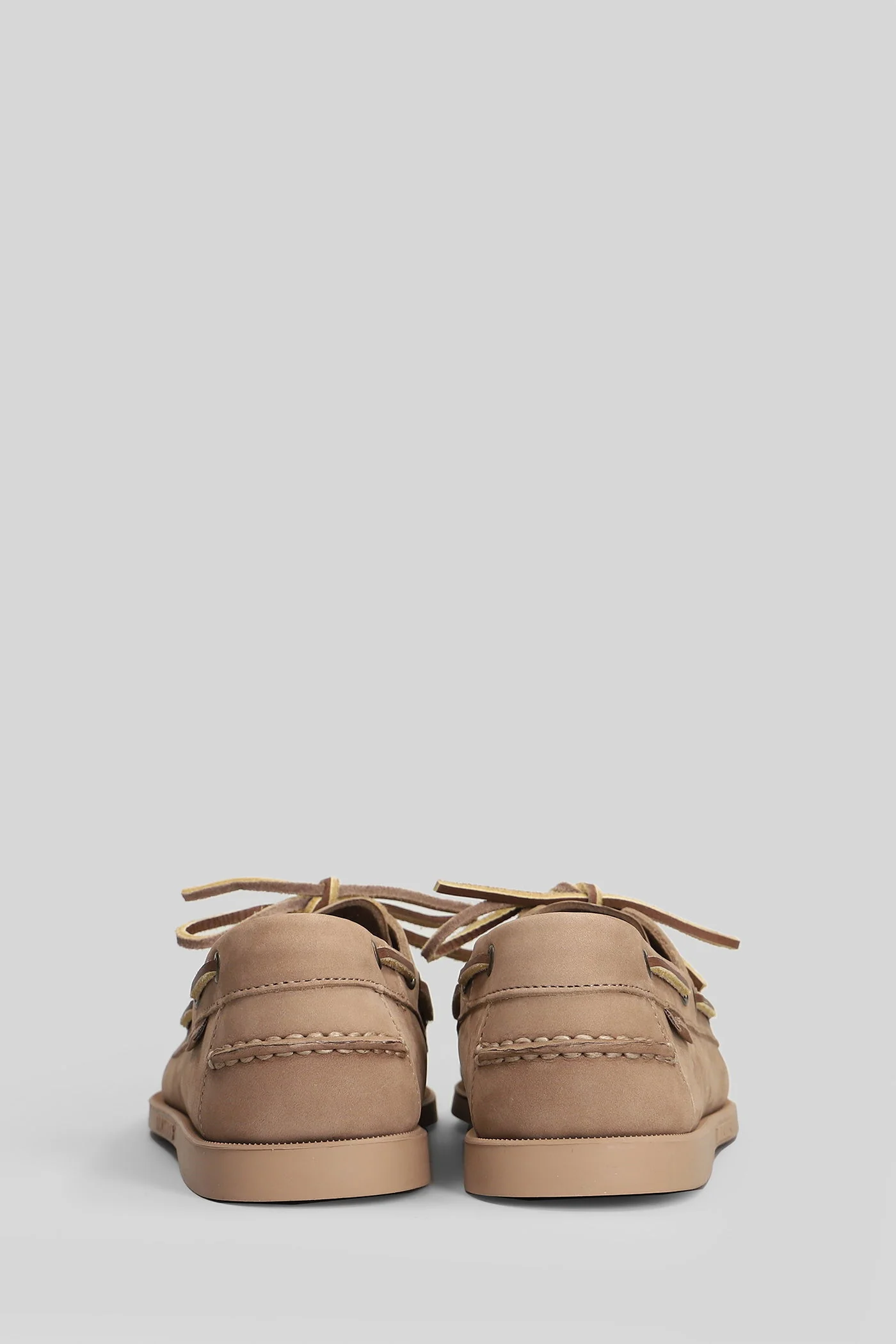 Docksides portland Loafers in taupe leather - Image 4