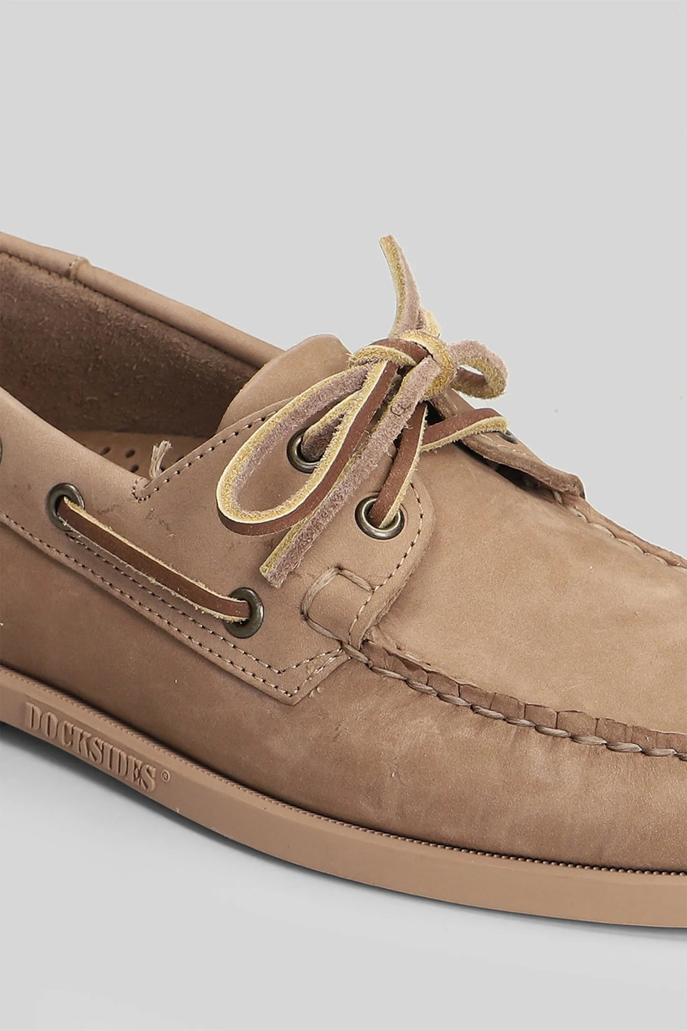 Docksides portland Loafers in taupe leather - Image 5