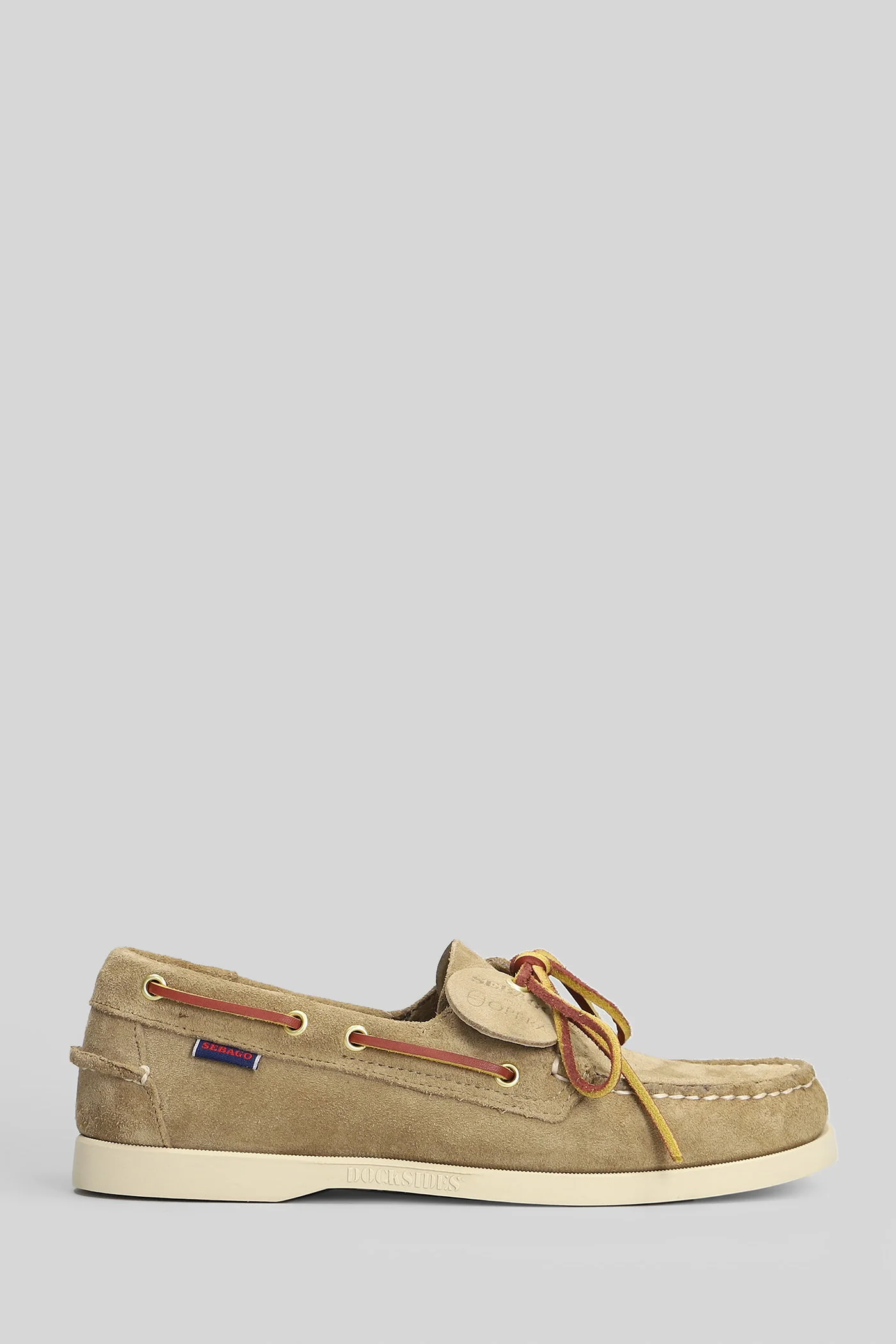 Portland artisian Loafers in beige suede