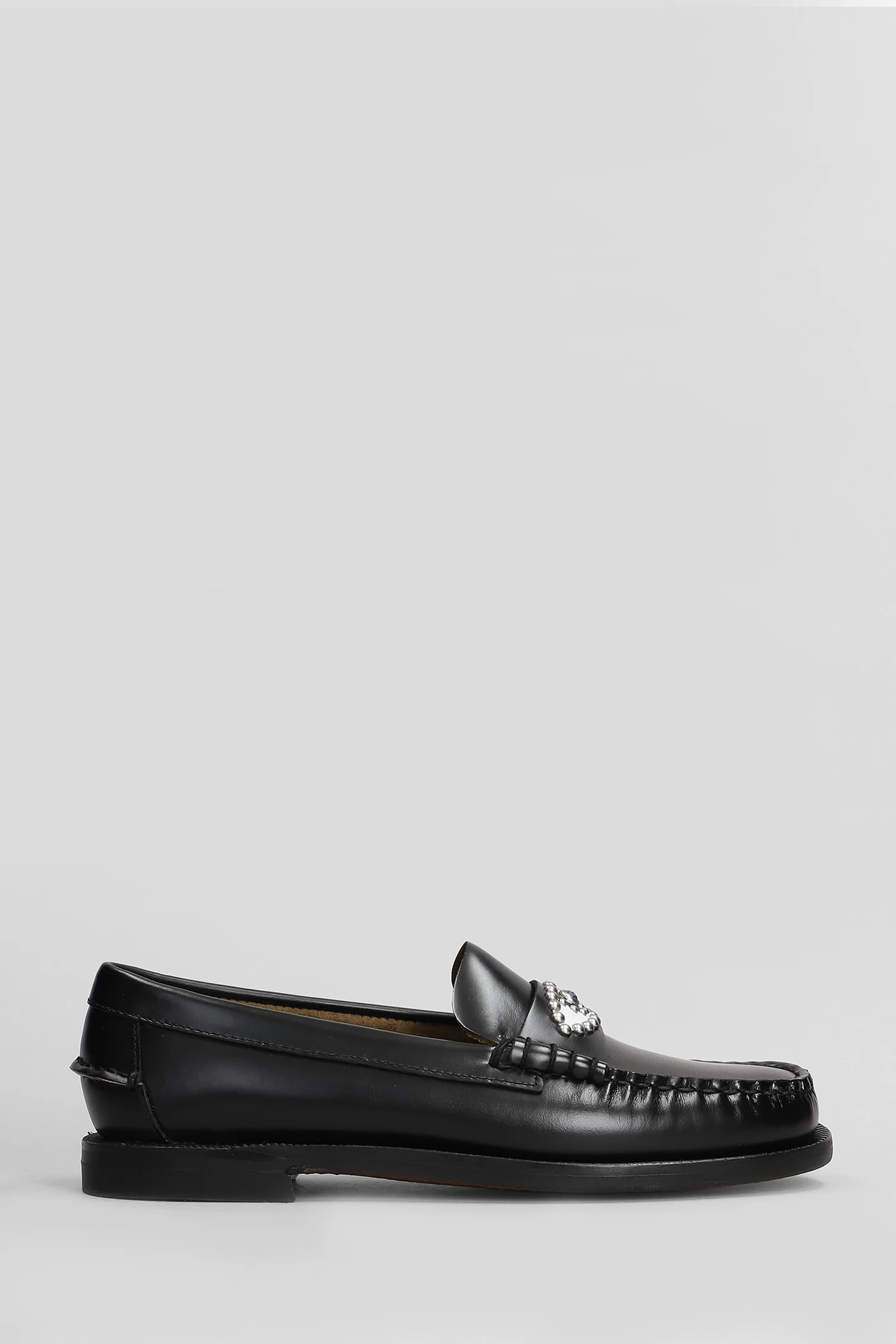 Classic dan eye Loafers in black leather