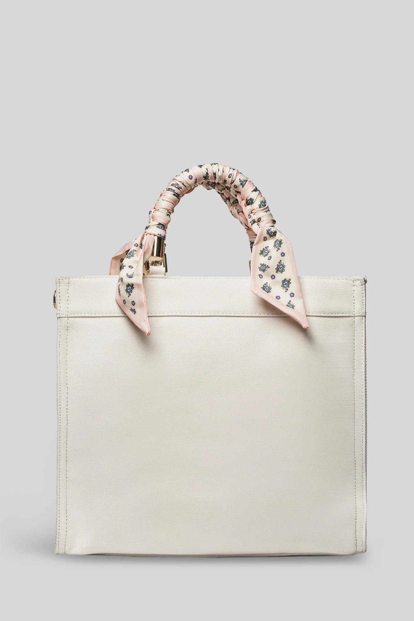 Saint Tropez M Shoulder bag in beige polyester - Image 3