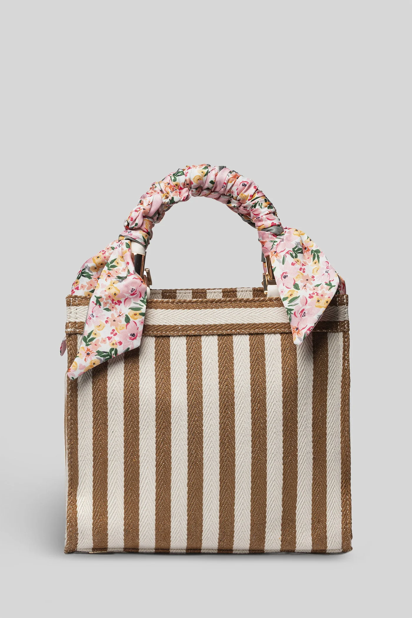 Saint Tropez S Shoulder bag in beige polyester - Image 3