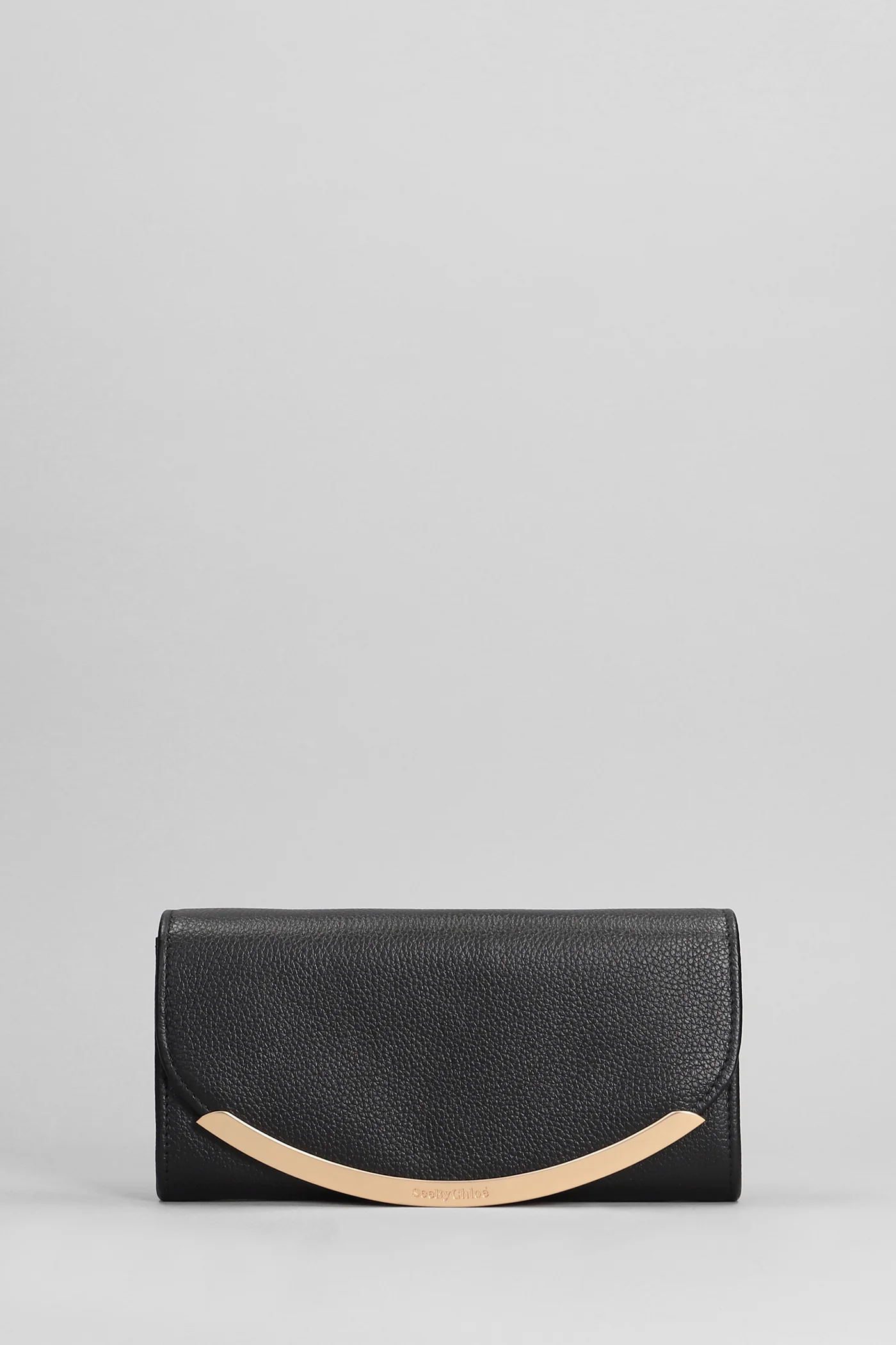 Lizzie Wallet in black leather