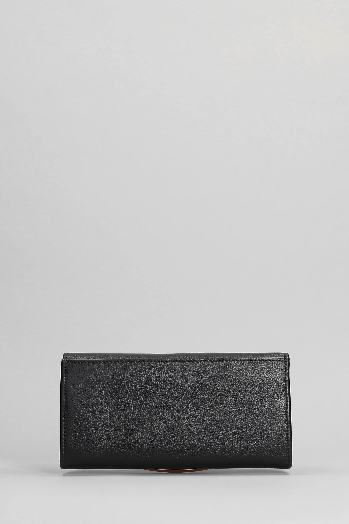 Lizzie Wallet in black leather - Image 3