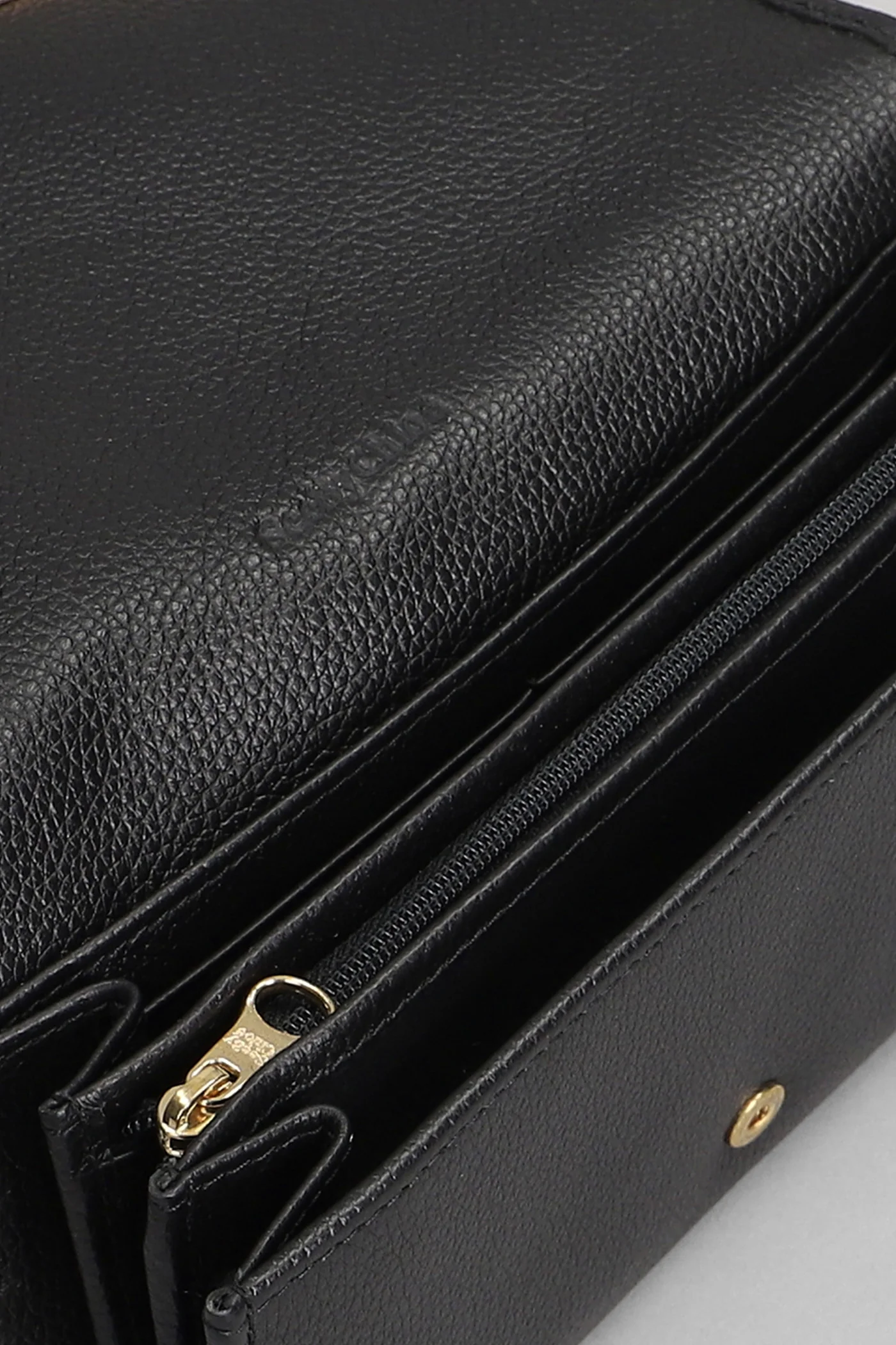 Lizzie Wallet in black leather - Image 4