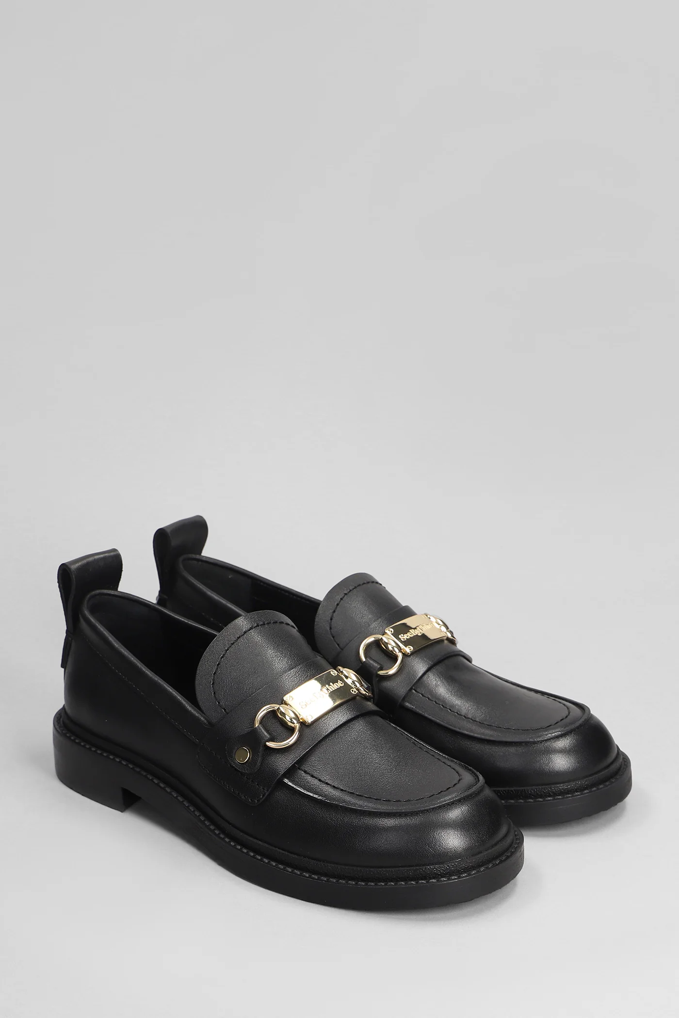 Signature 1 Loafers in black leather - Image 2