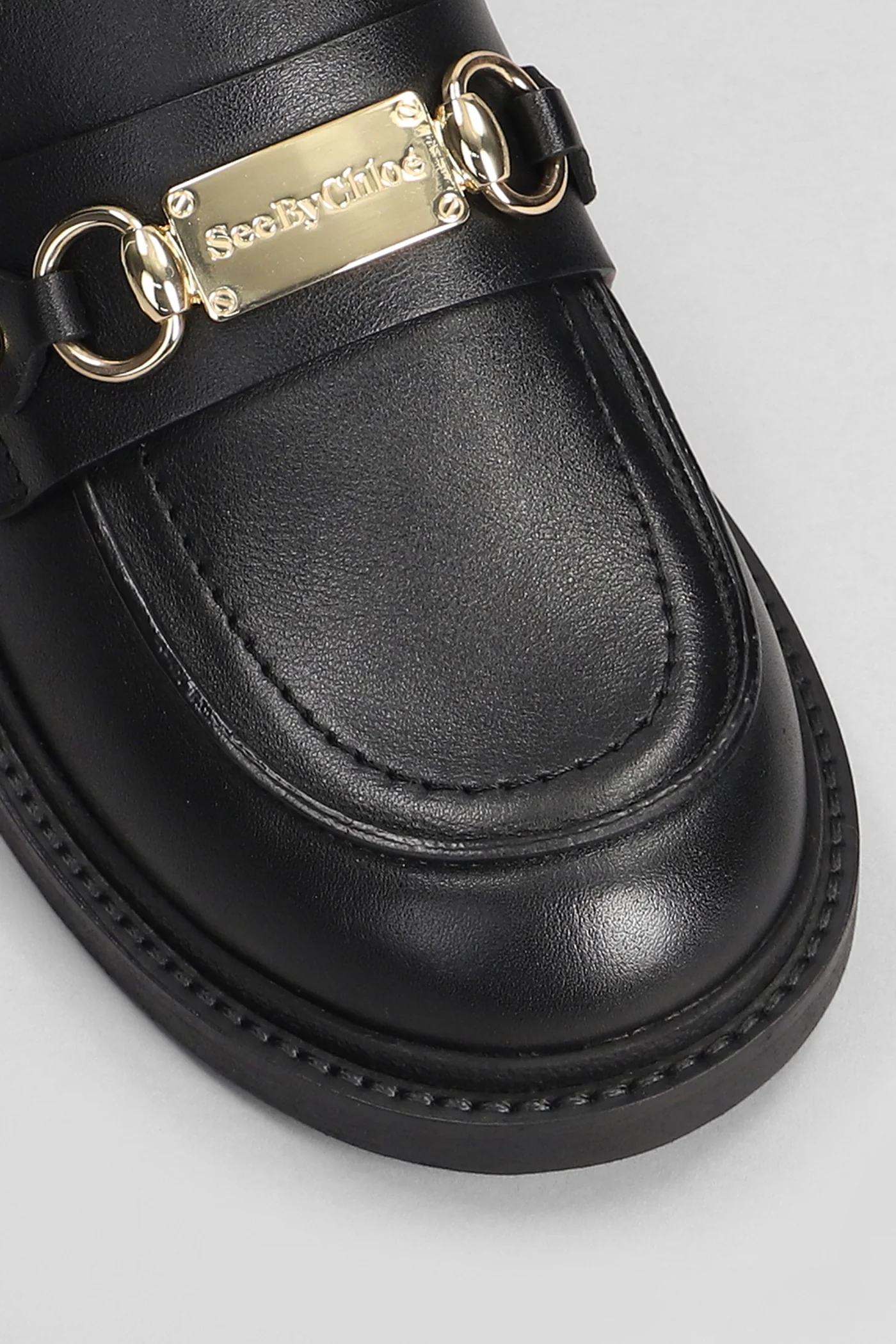 Signature 1 Loafers in black leather - Image 5