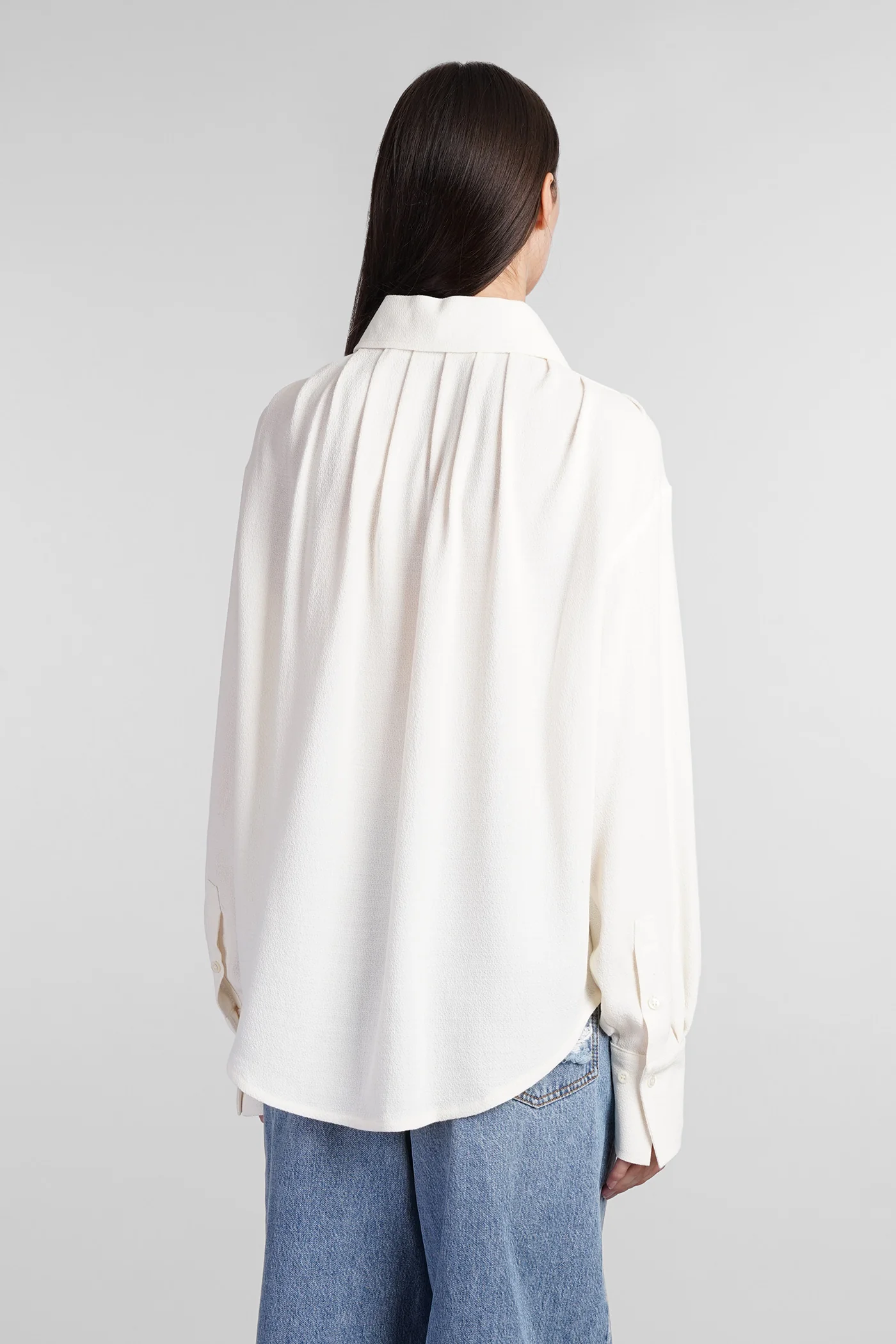 Anais shirt Shirt in beige viscose - Image 3