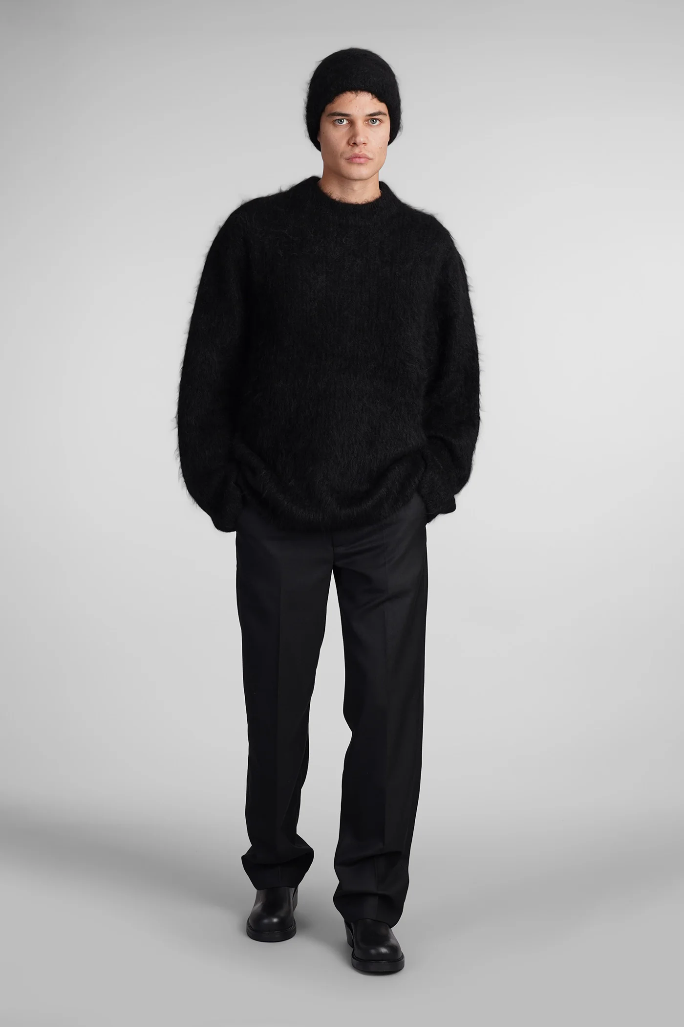 Haru sweater Knitwear in black wool - Image 2