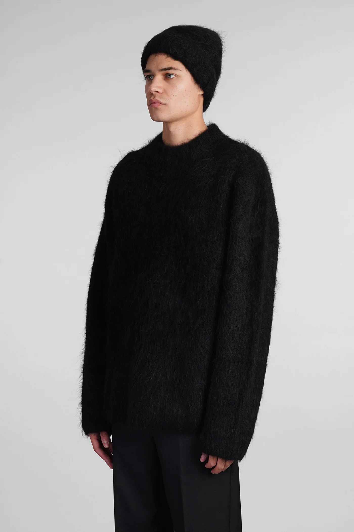 Haru sweater Knitwear in black wool - Image 4