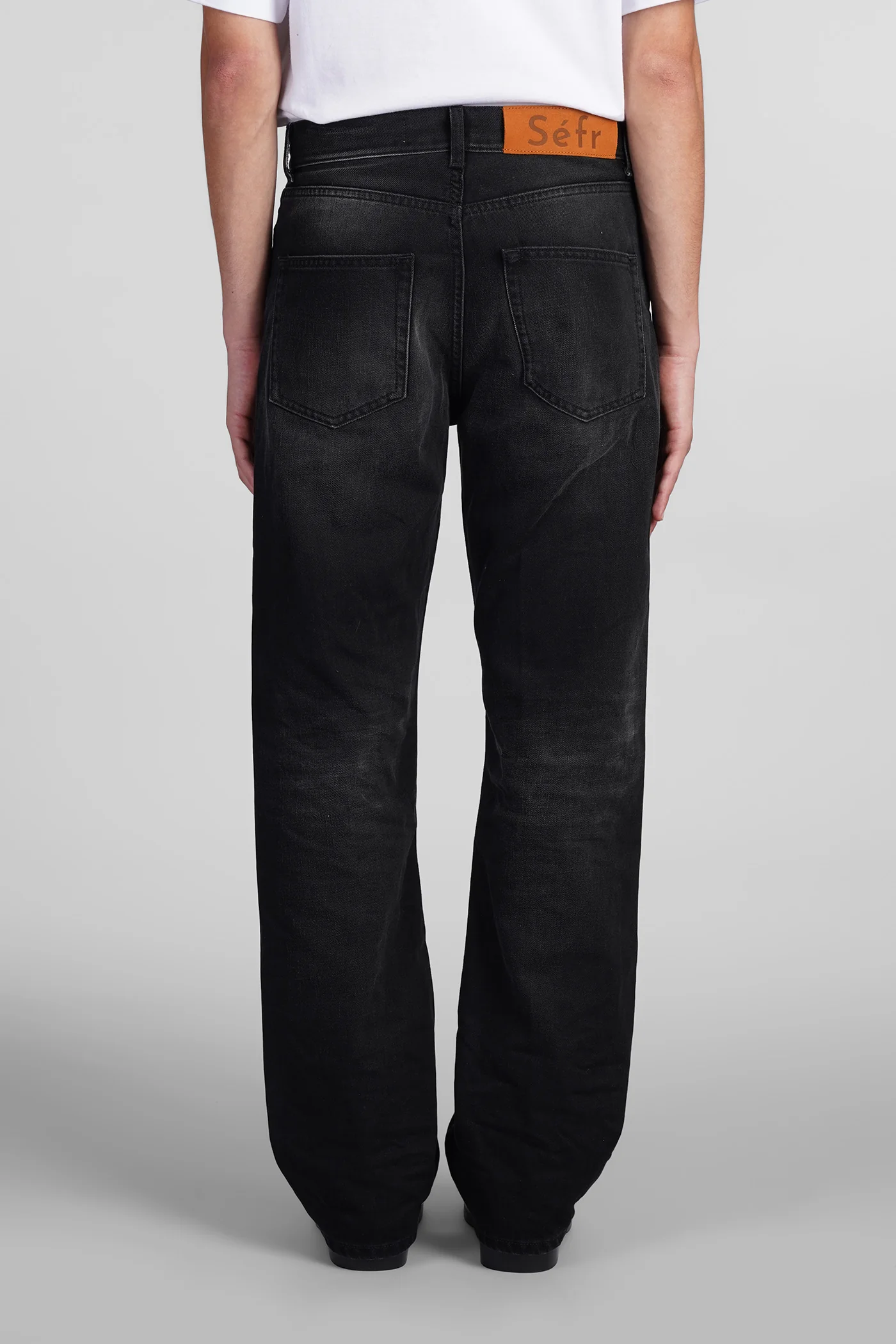 Jeans in black cotton - Image 8