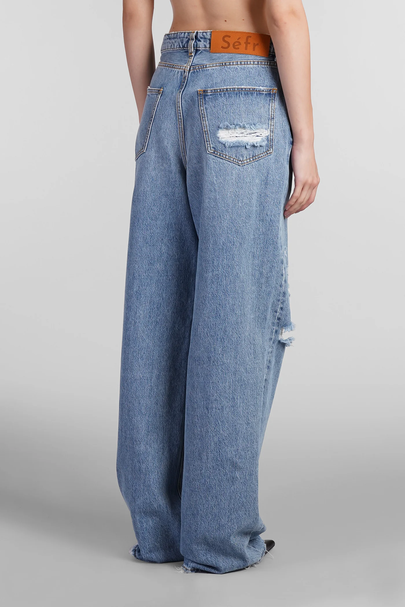 Jeans in blue cotton - Image 3