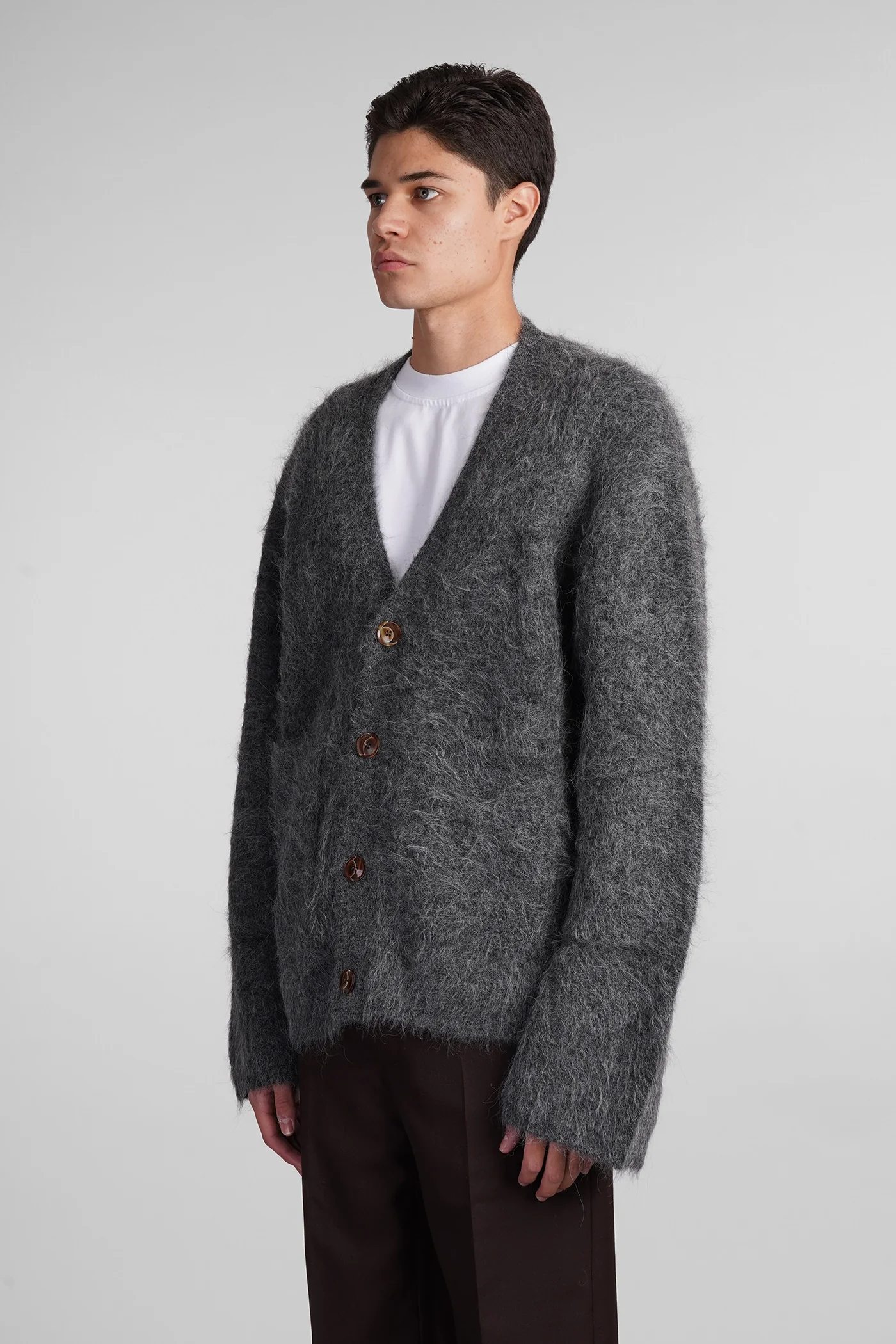 Lee cardigan Cardigan in grey wool - Image 14