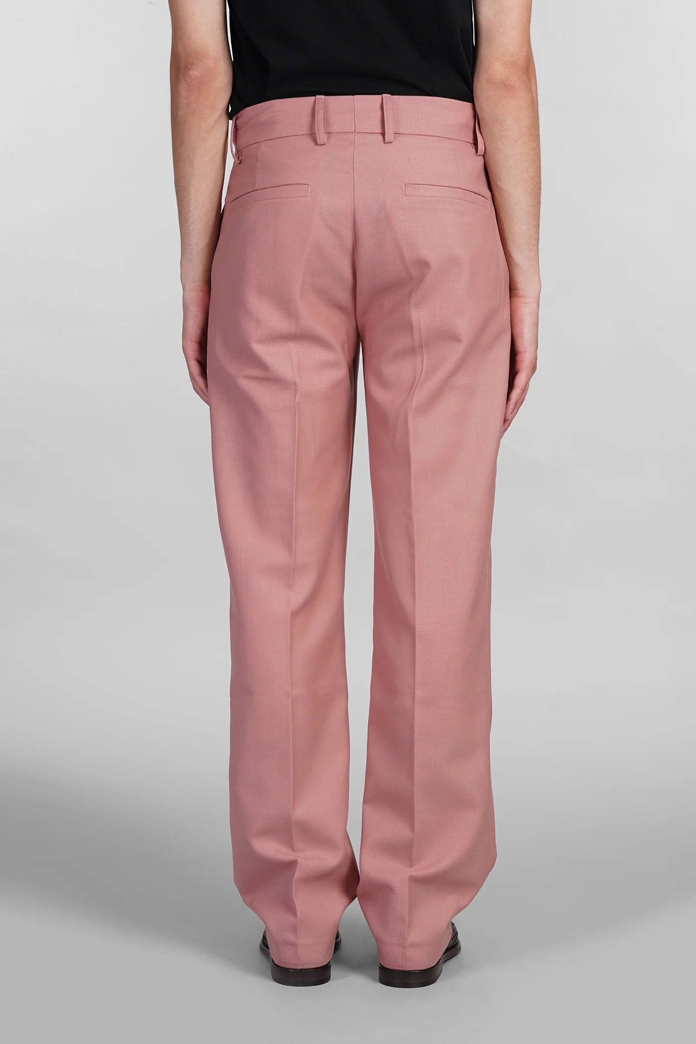 Mike Pants in rose-pink polyester - Image 3