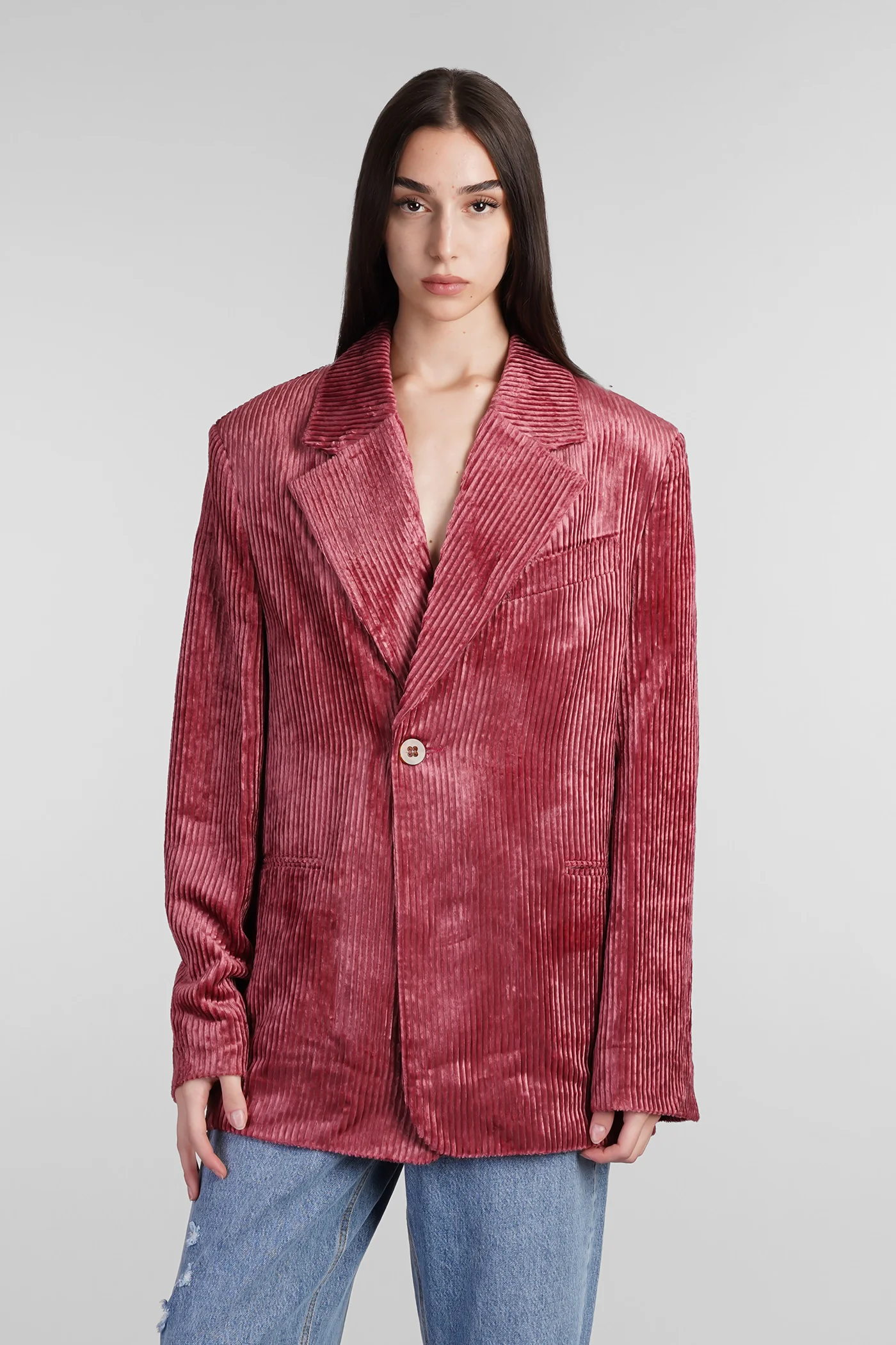 Natsumi blazer Blazer in rose-pink viscose