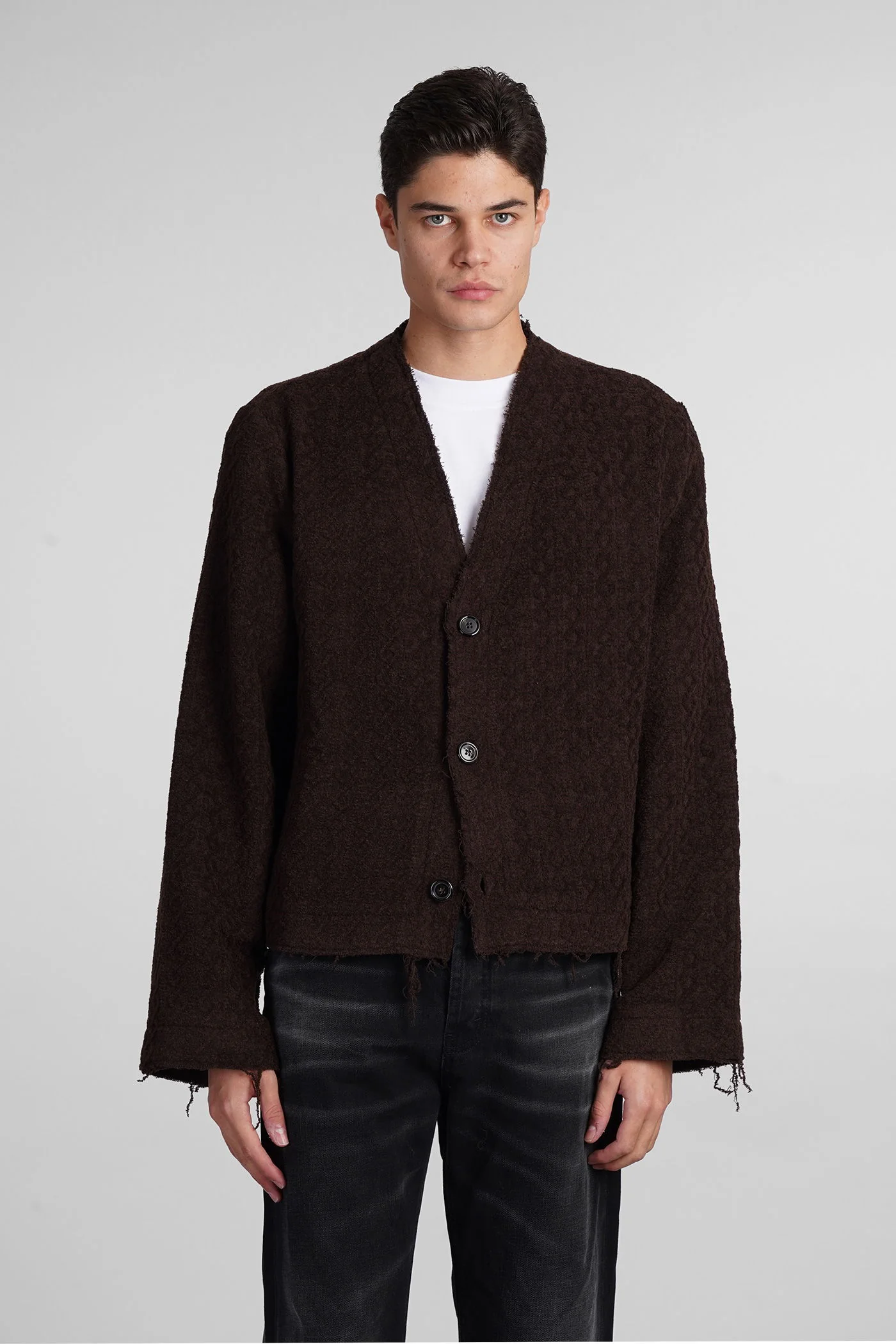 Zola cardigan Cardigan in brown Polyacrylic