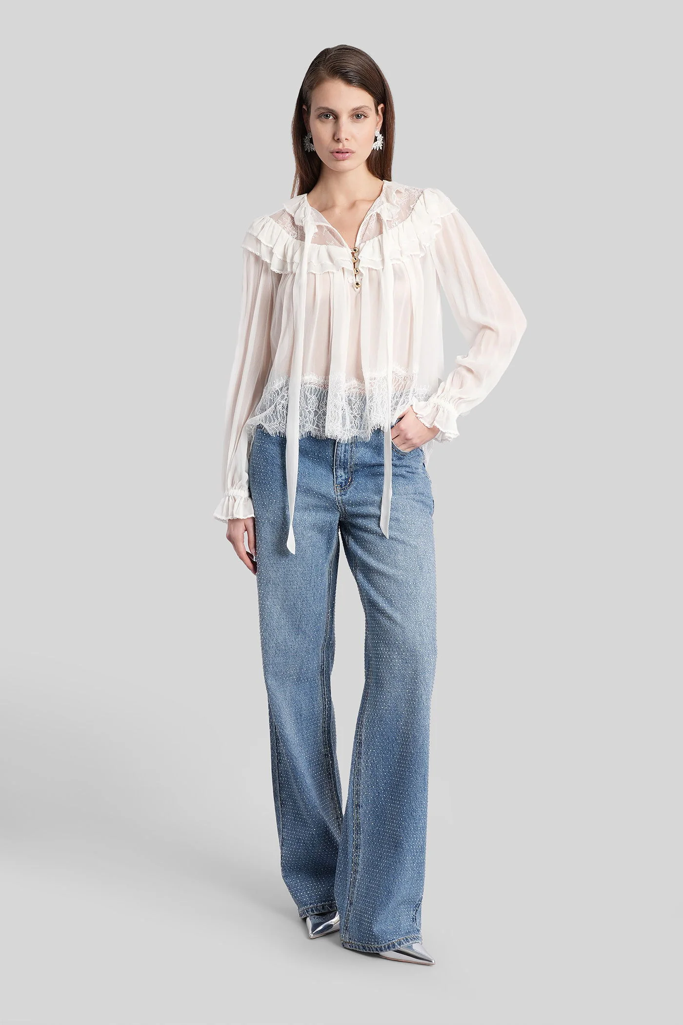 Jeans in blue cotton - Image 2