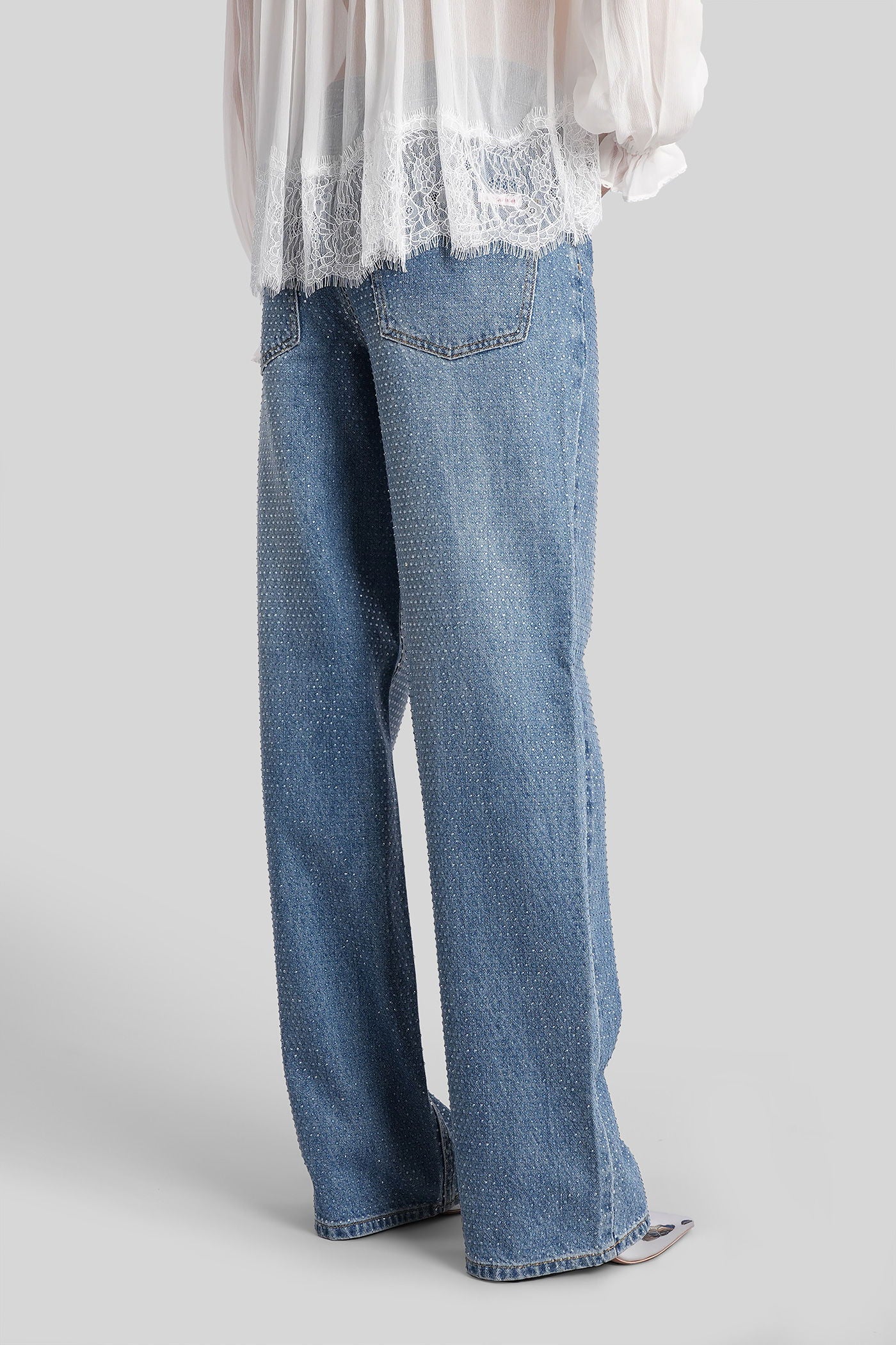 Jeans in blue cotton - Image 3