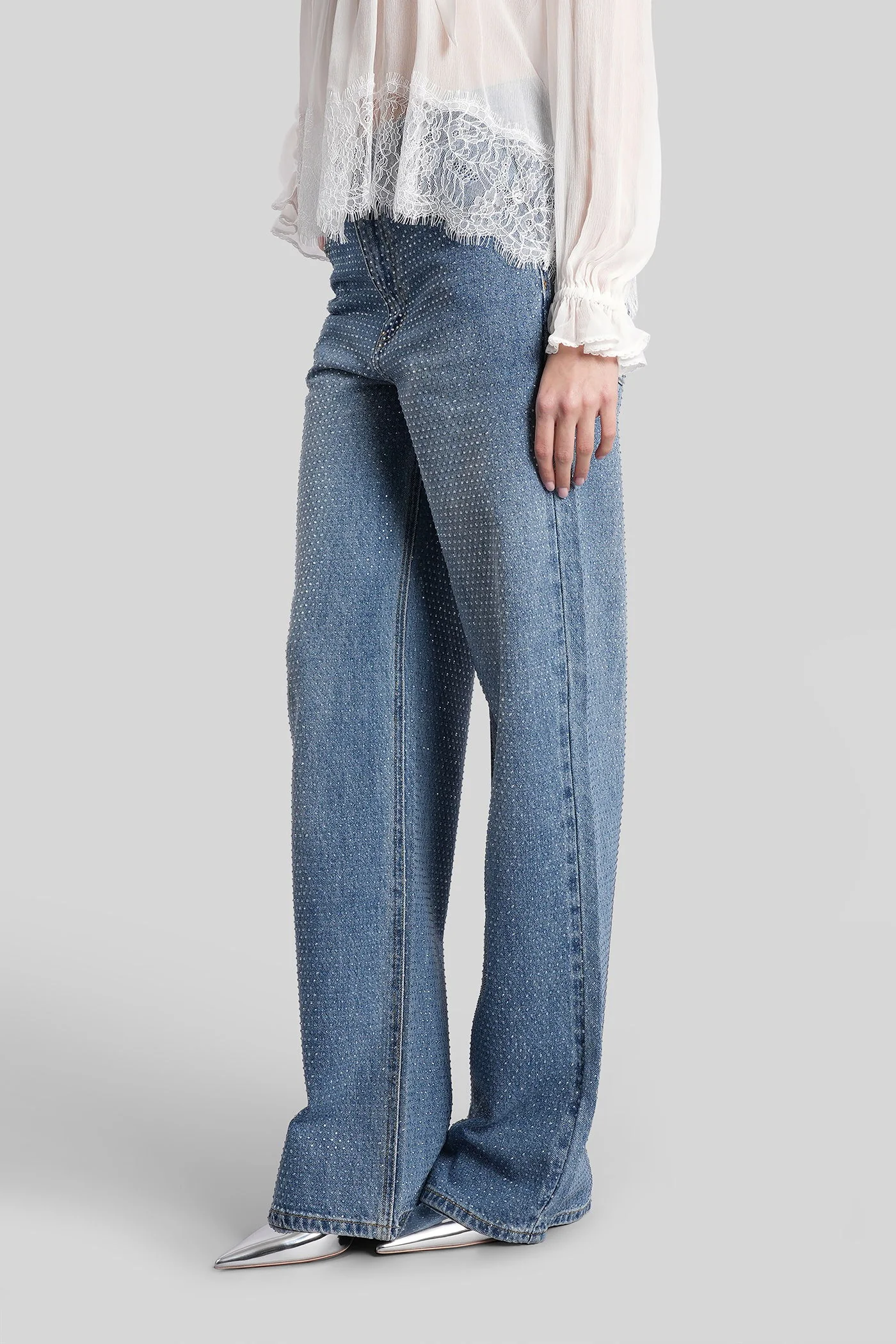 Jeans in blue cotton - Image 4