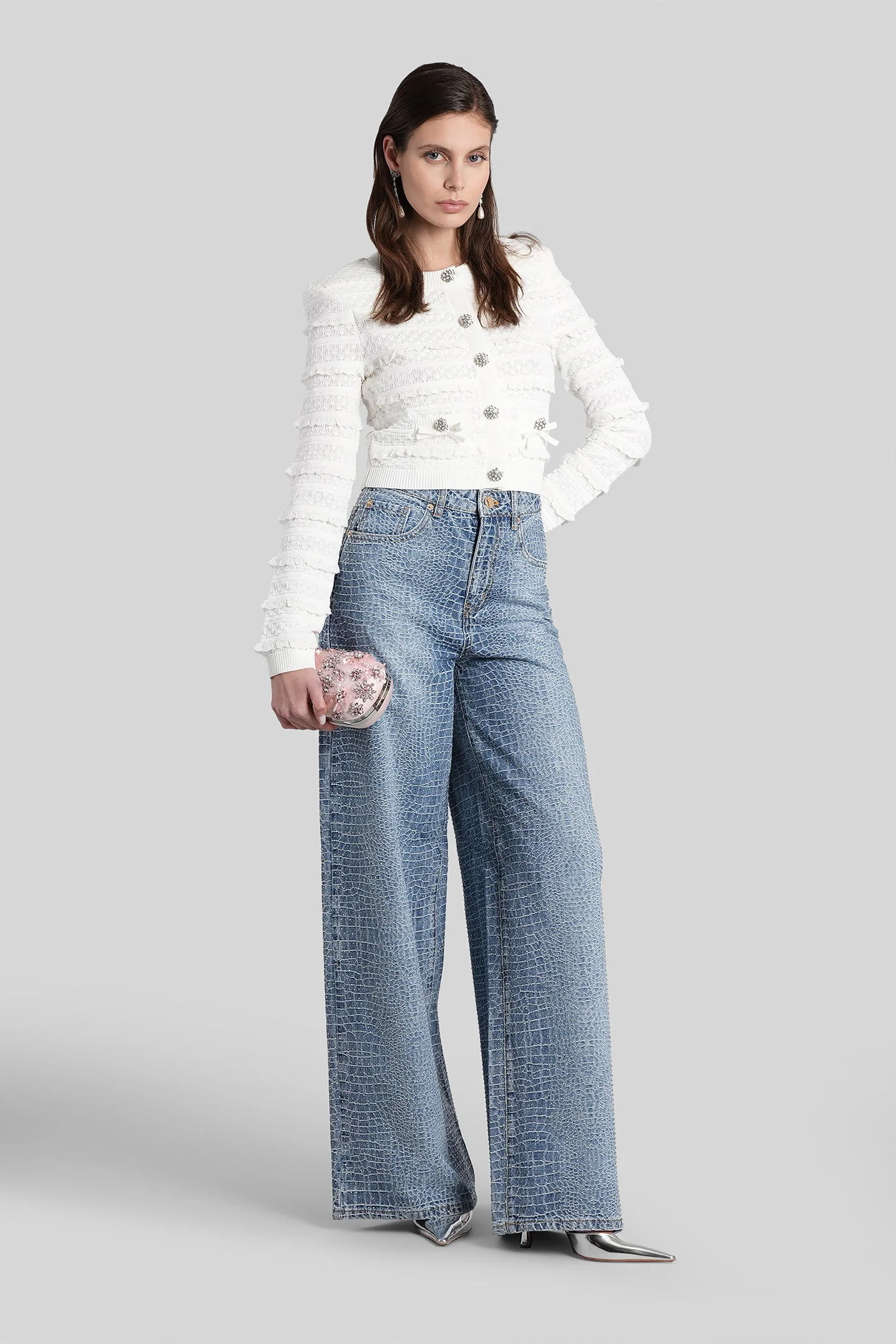 Jeans in blue cotton - Image 2