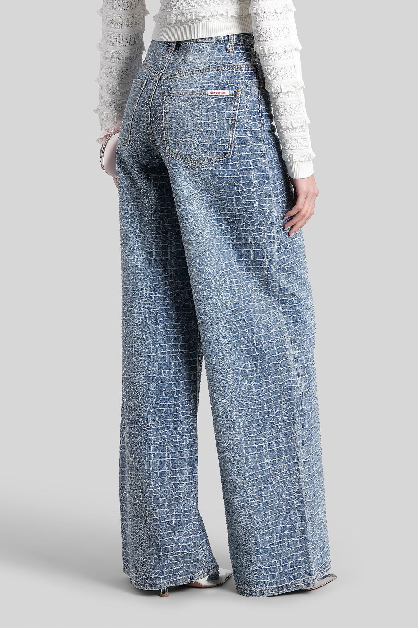 Jeans in blue cotton - Image 3