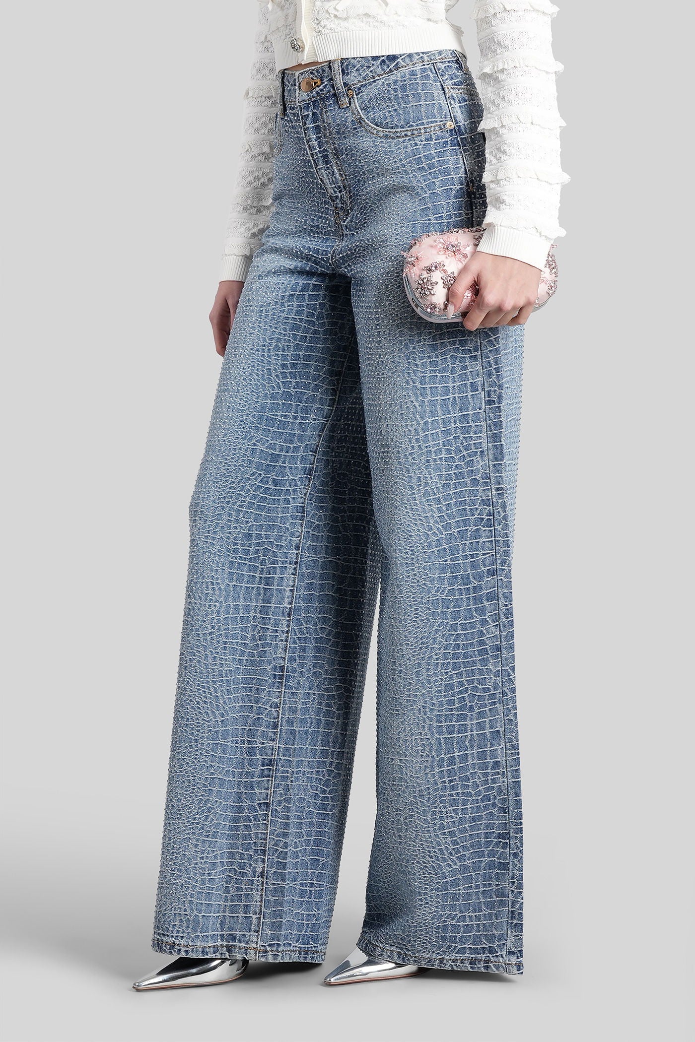 Jeans in blue cotton - Image 4