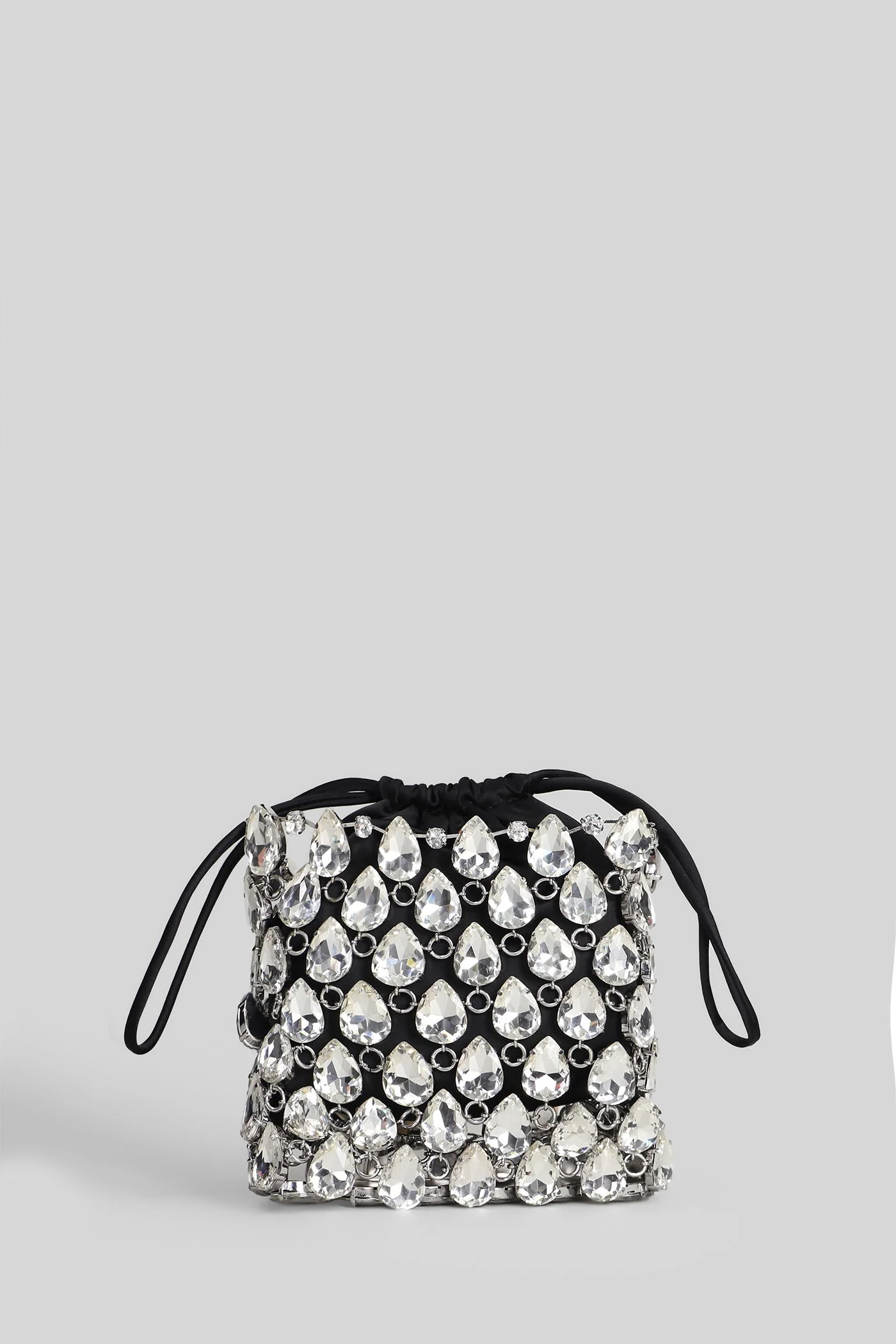 Shoulder bag in silver glass - Image 3