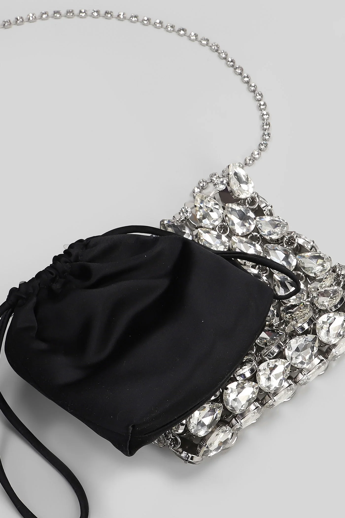 Shoulder bag in silver glass - Image 4