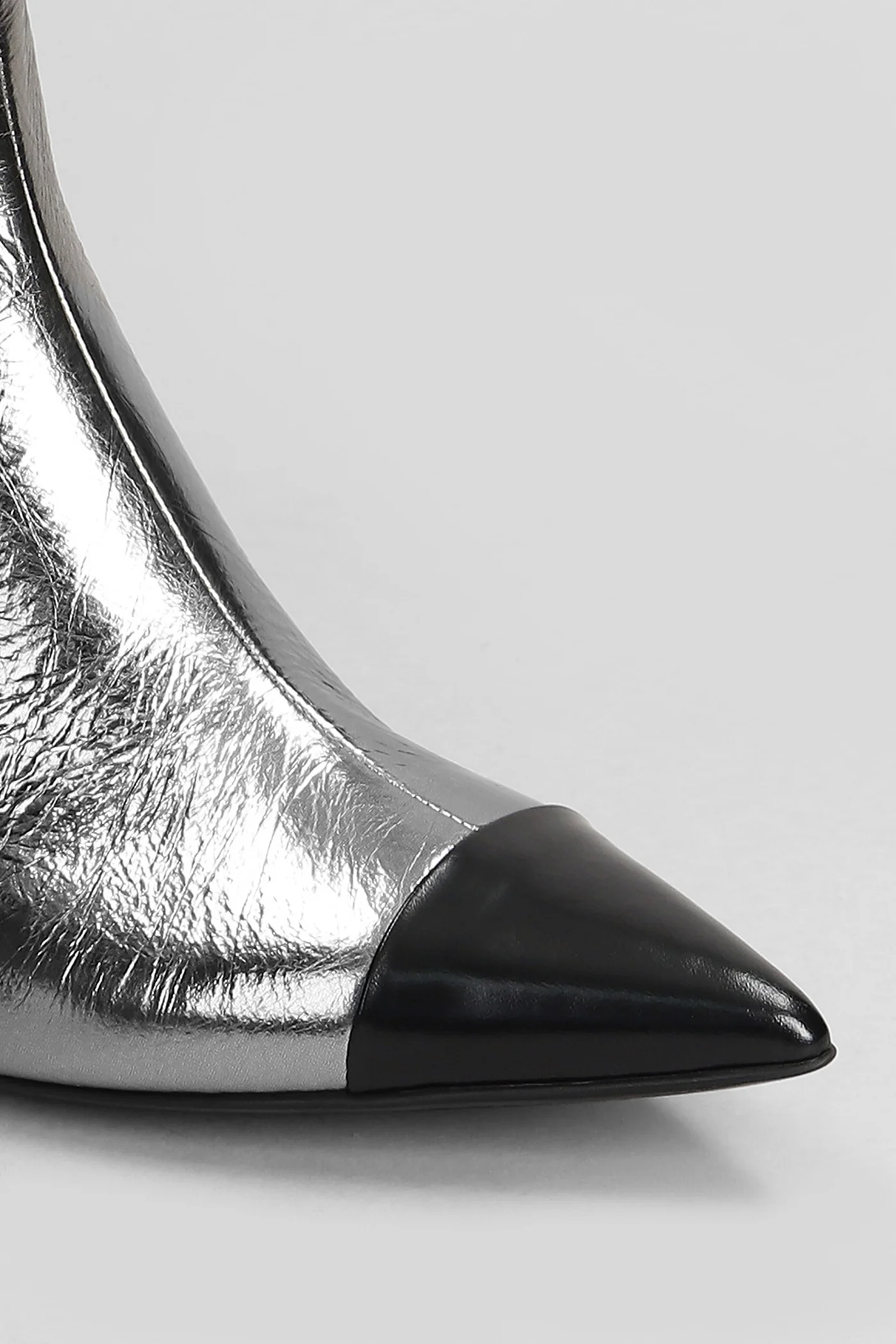 Cecilia 5 High heels Ankle boots in Gunmetal leather - Image 5