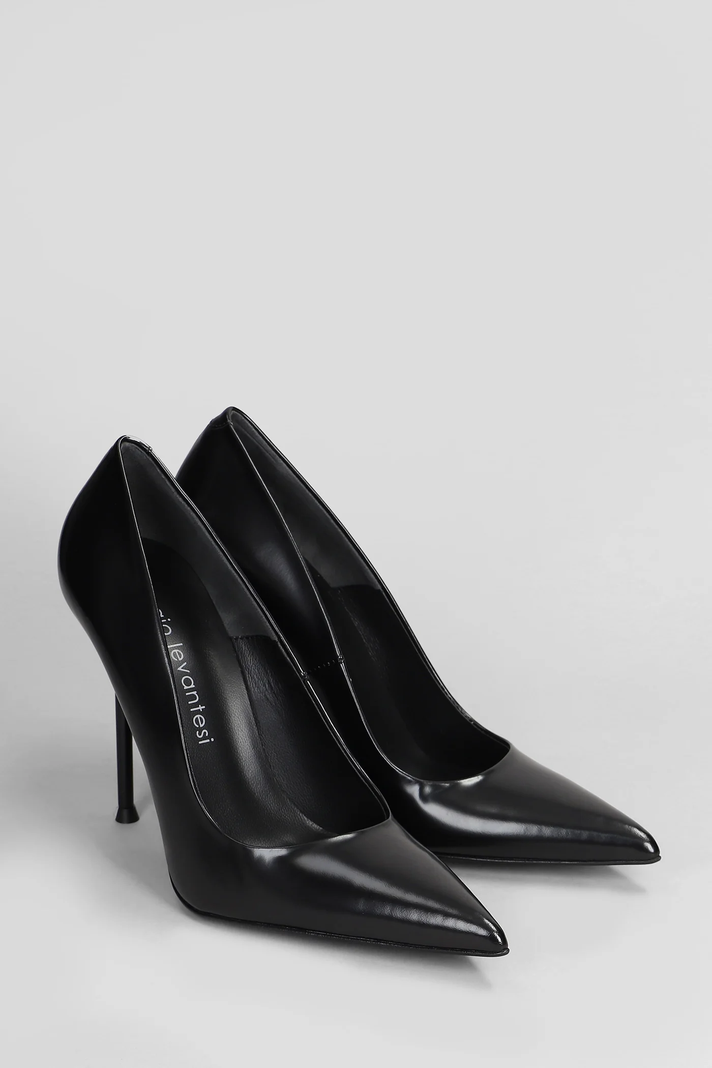 Ley 5 Pumps in black leather - Image 2