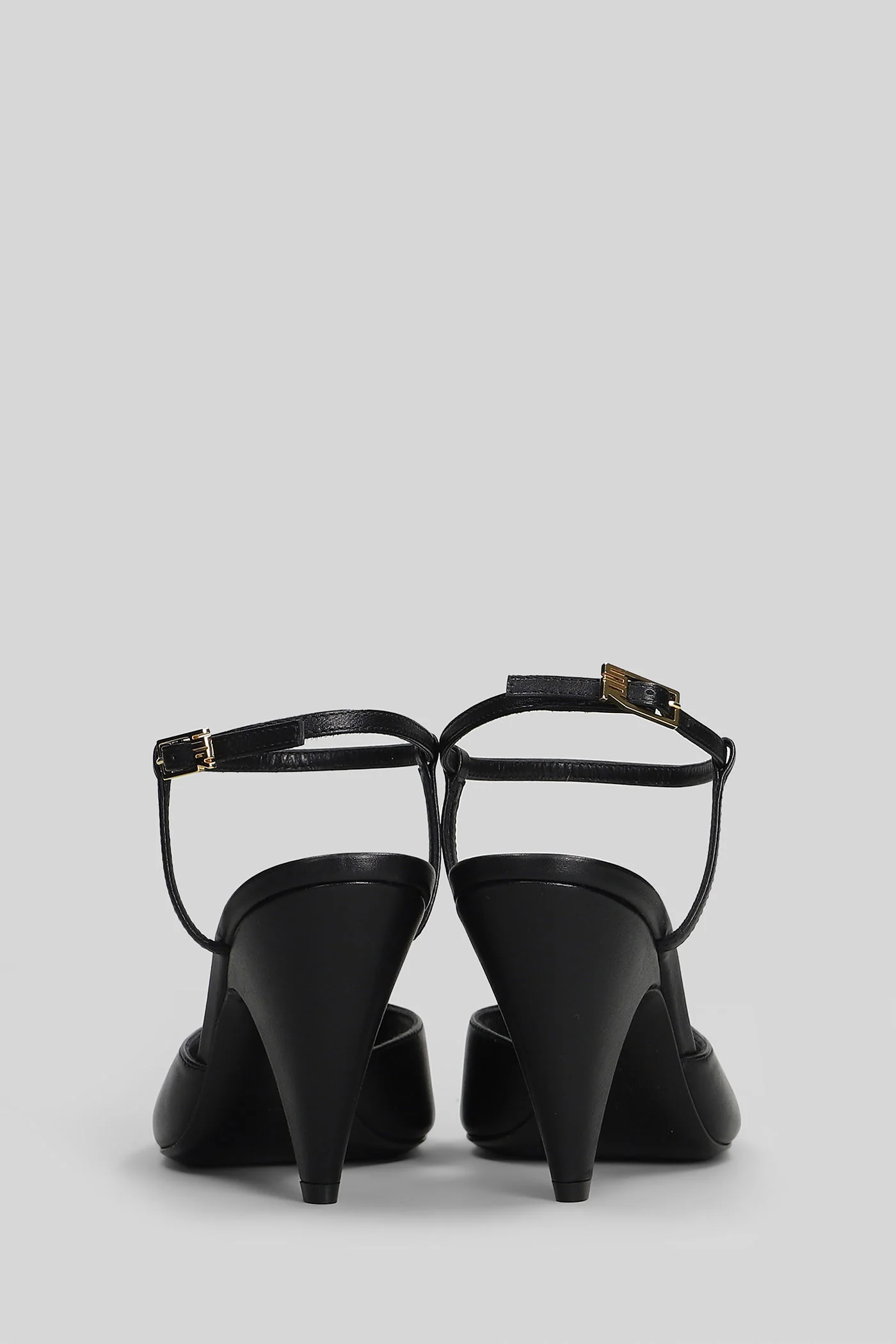 Beak 85 Sandals in black leather - Image 4