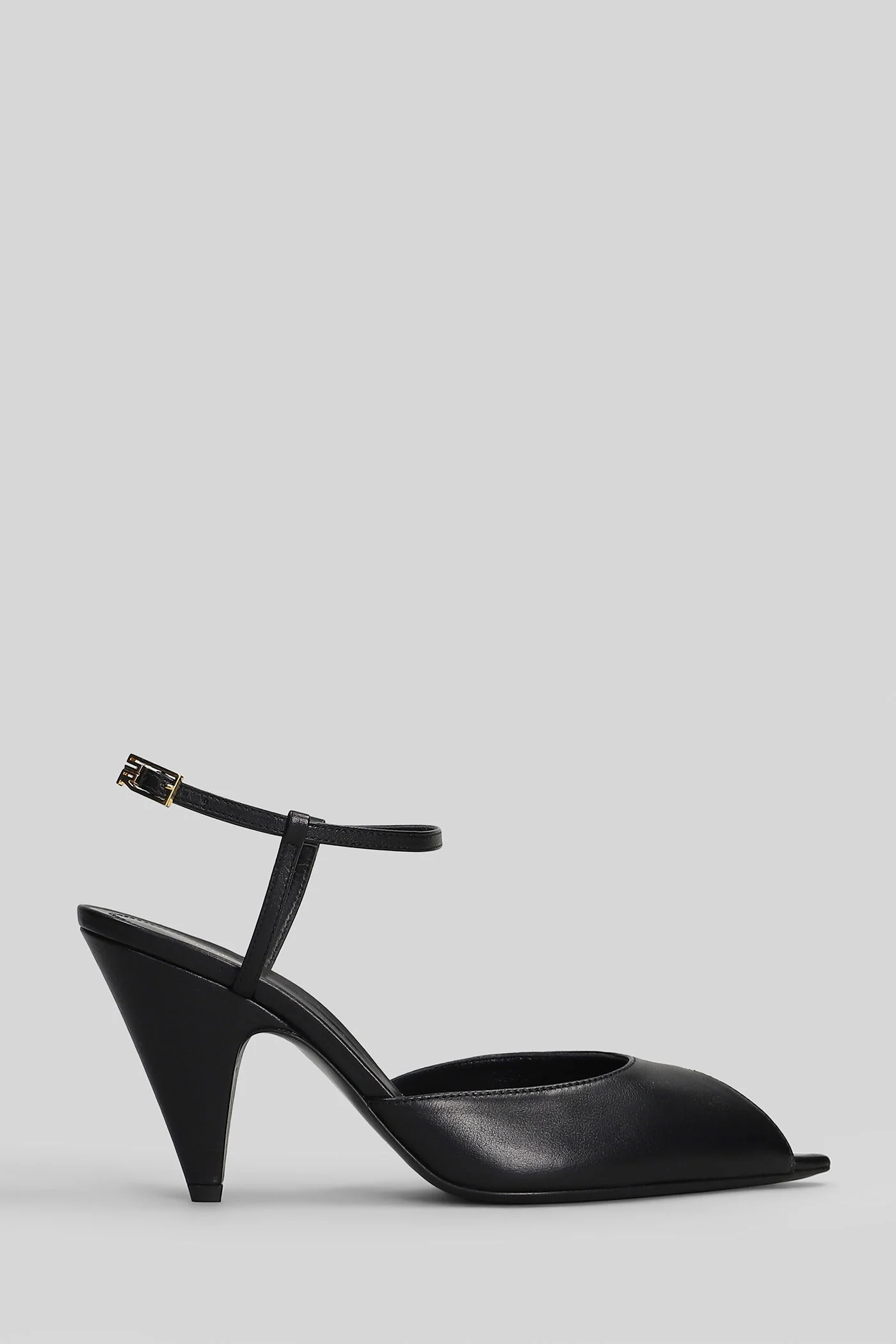 Beak 85 Sandals in black leather - Image 6