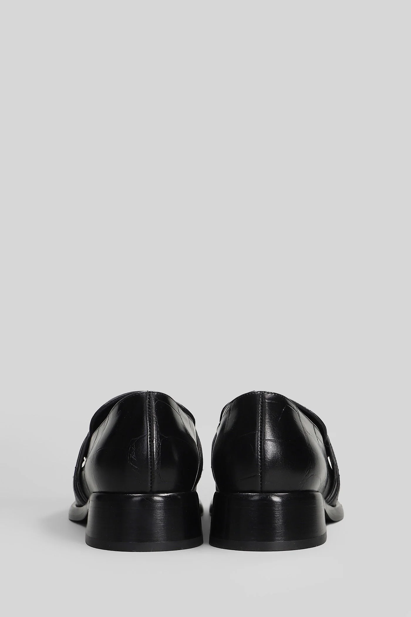 Flat mocasin 25 Loafers in black leather - Image 4
