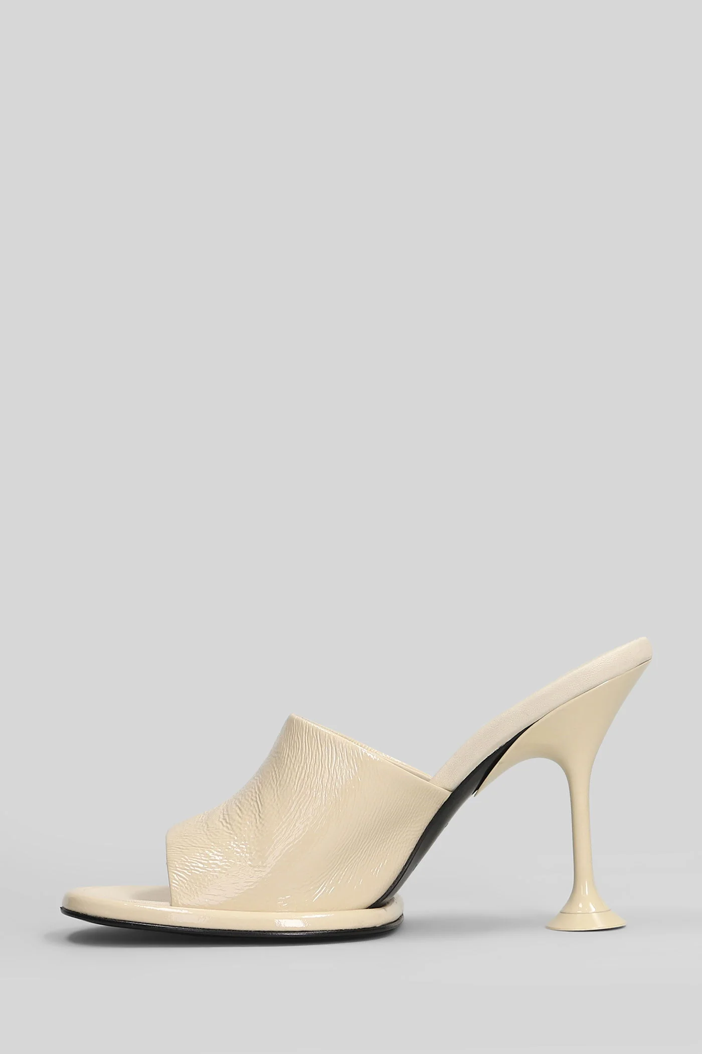 Orb 95 Sandals in beige leather - Image 3