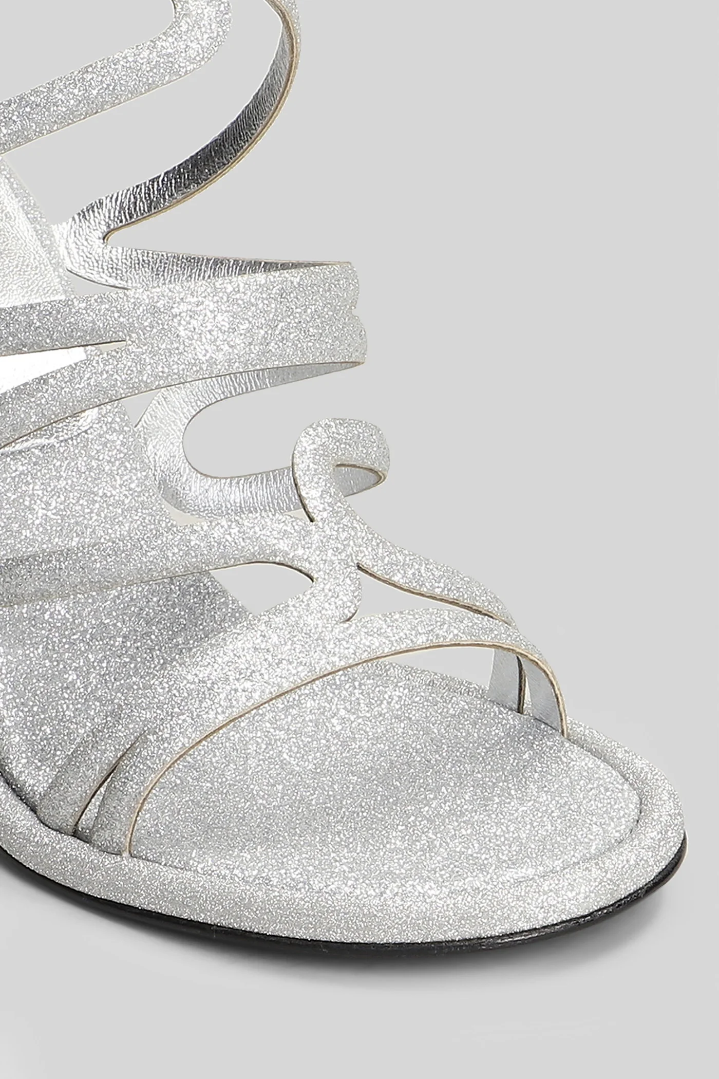 Sandal 95 Sandals in silver glitter - Image 5