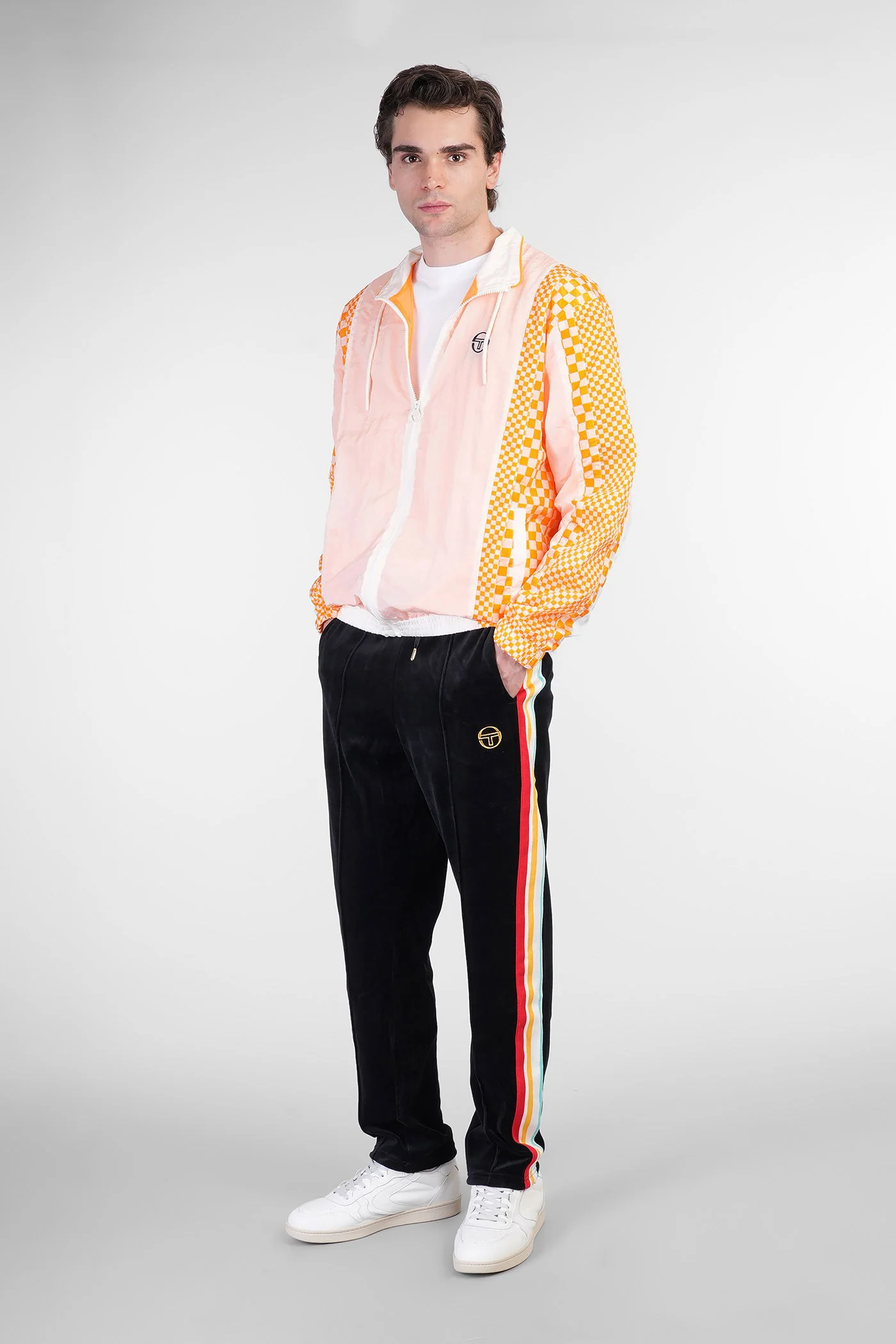 Alfredo Casual jacket in orange polyamide