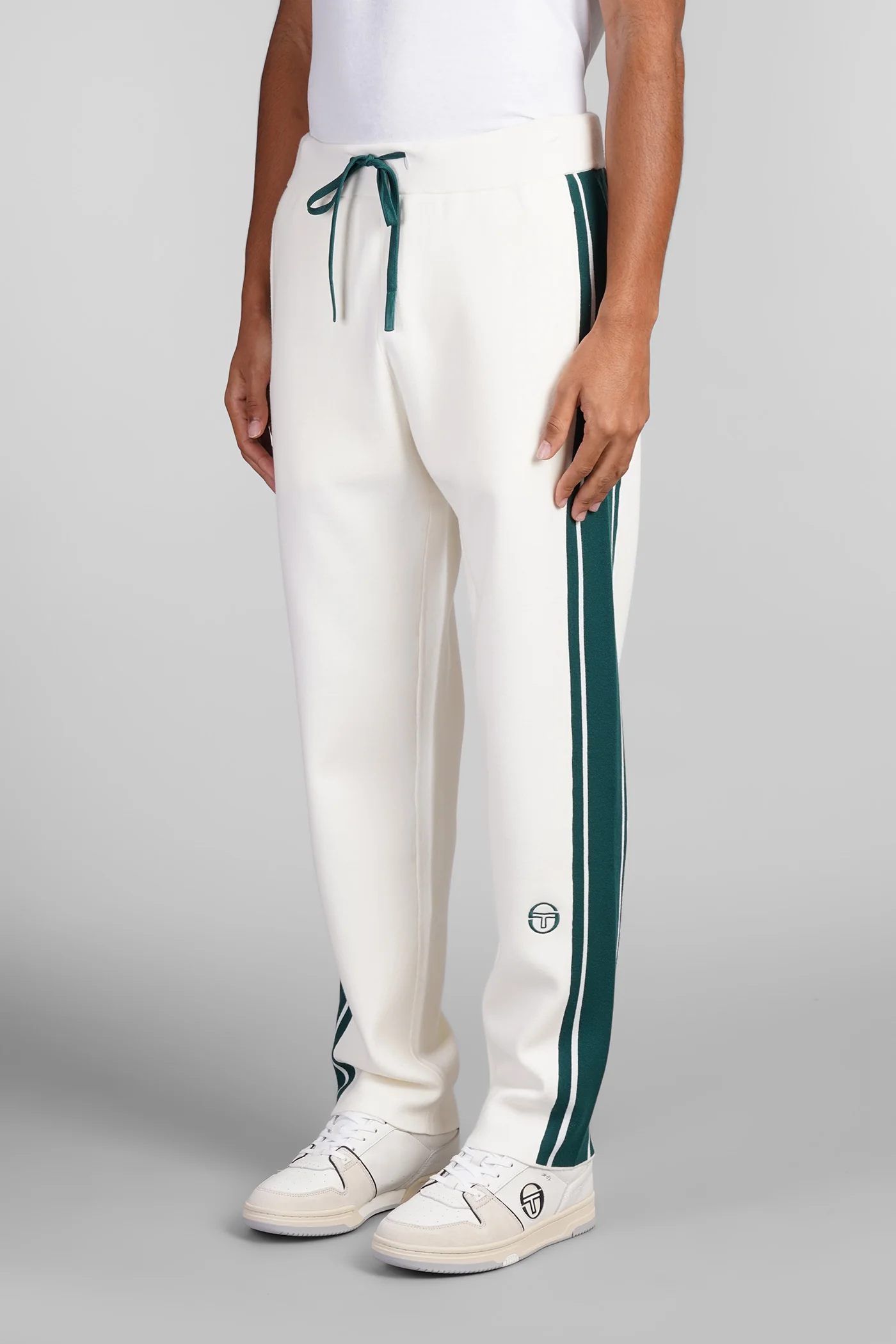 Pants in beige viscose - Image 4