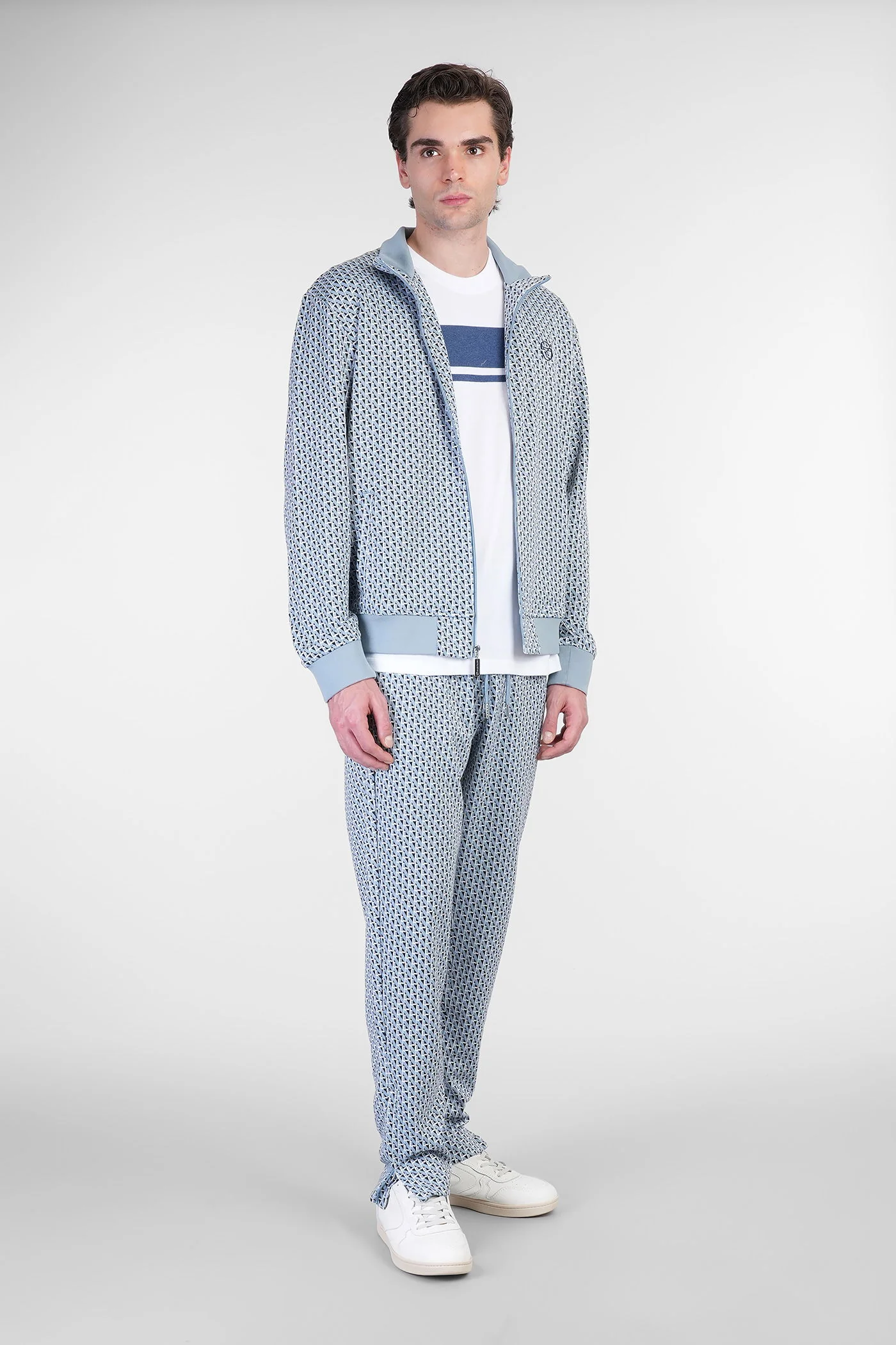 Paolo Pants in cyan polyester - Image 2