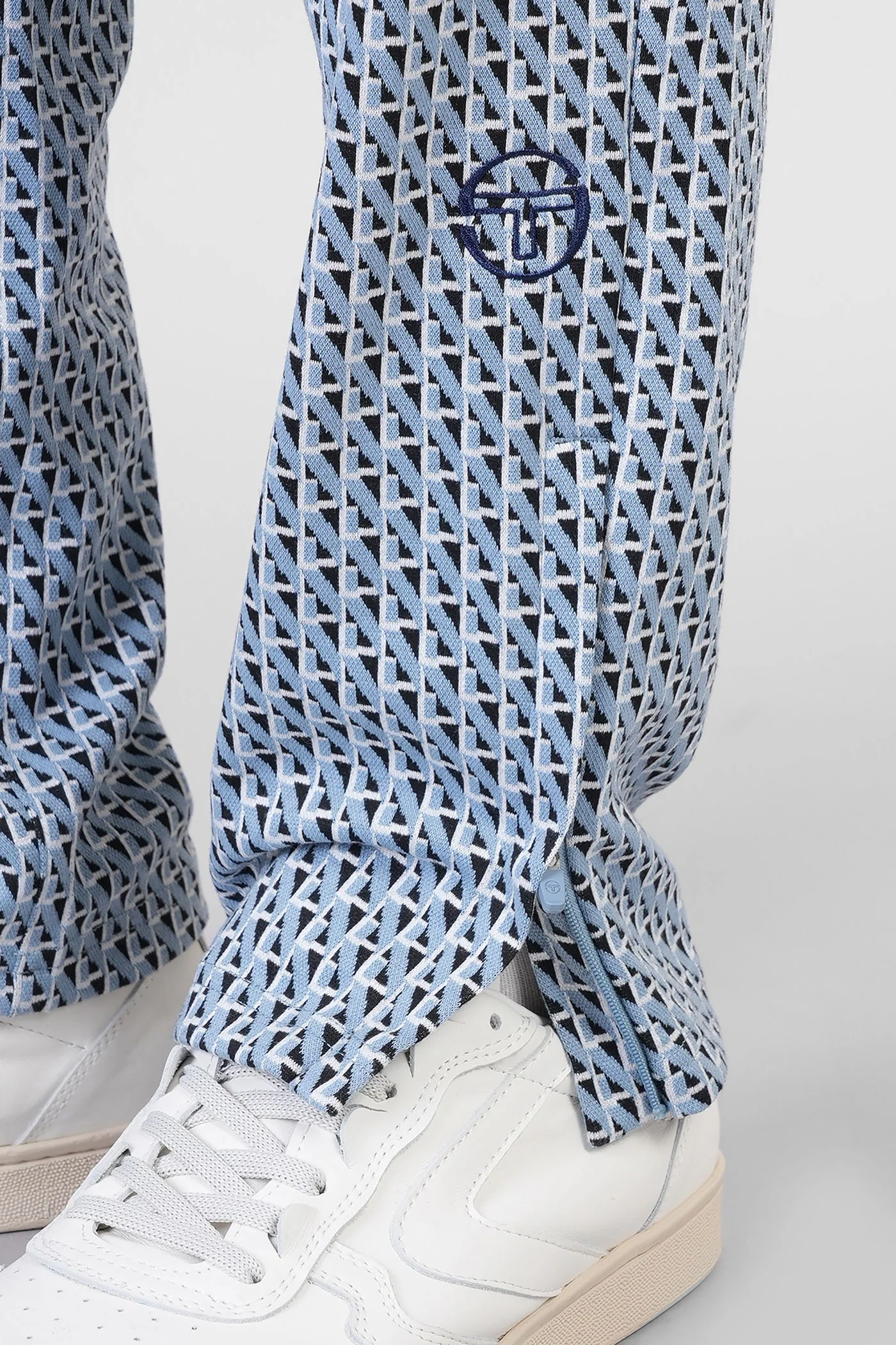 Paolo Pants in cyan polyester - Image 5