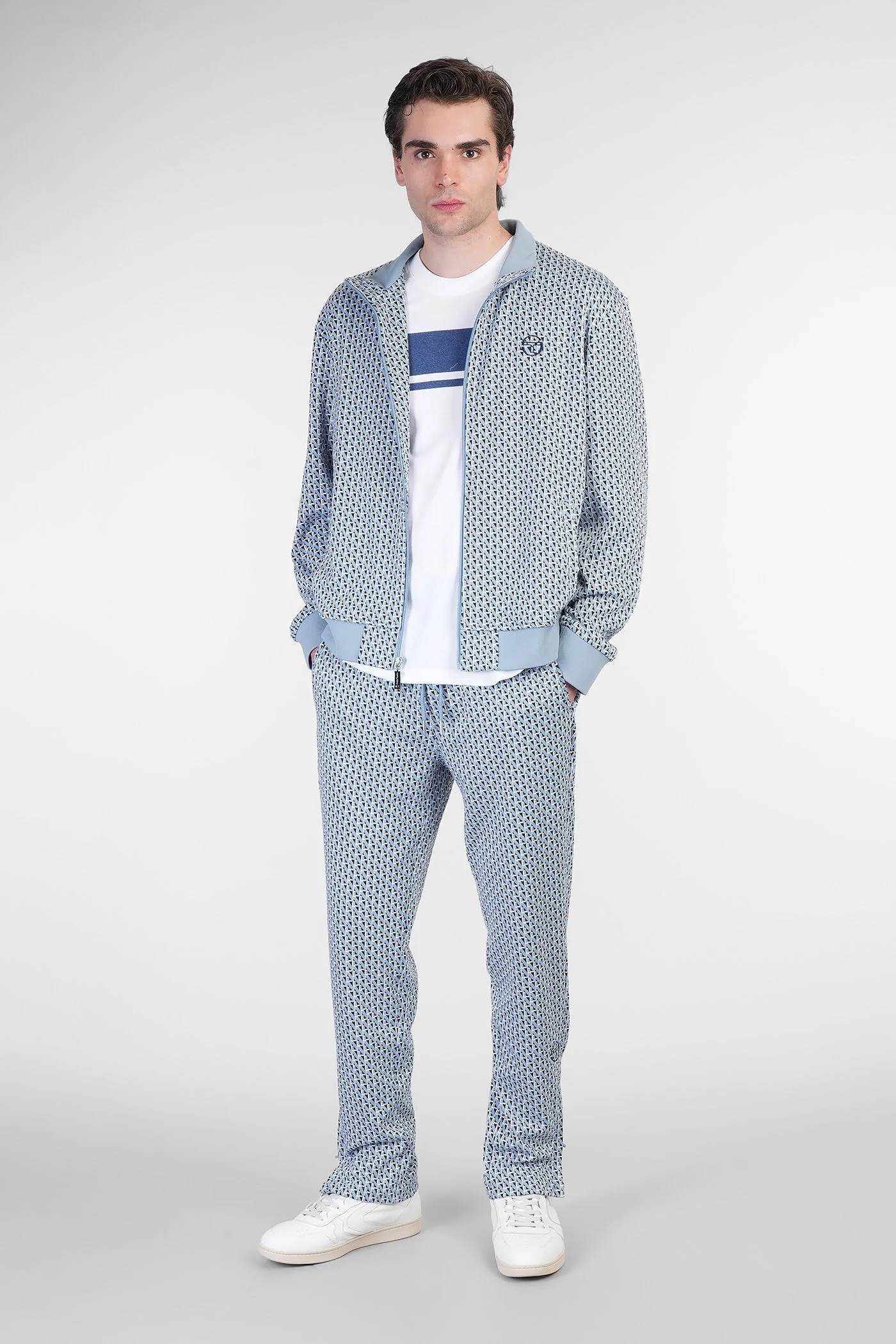 Paolo Sweatshirt in cyan polyester - Image 2