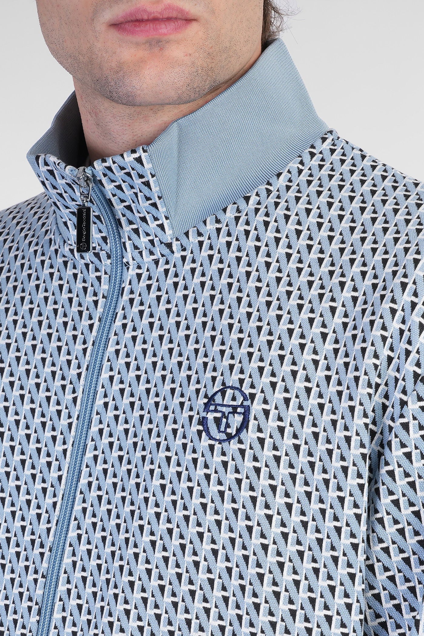 Paolo Sweatshirt in cyan polyester - Image 5
