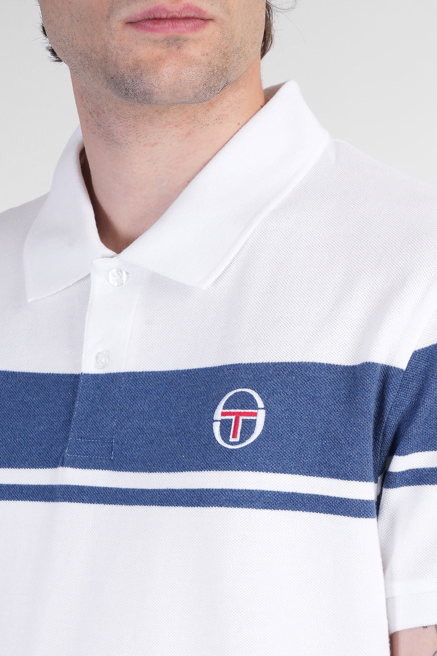 Polo in white cotton - Image 5