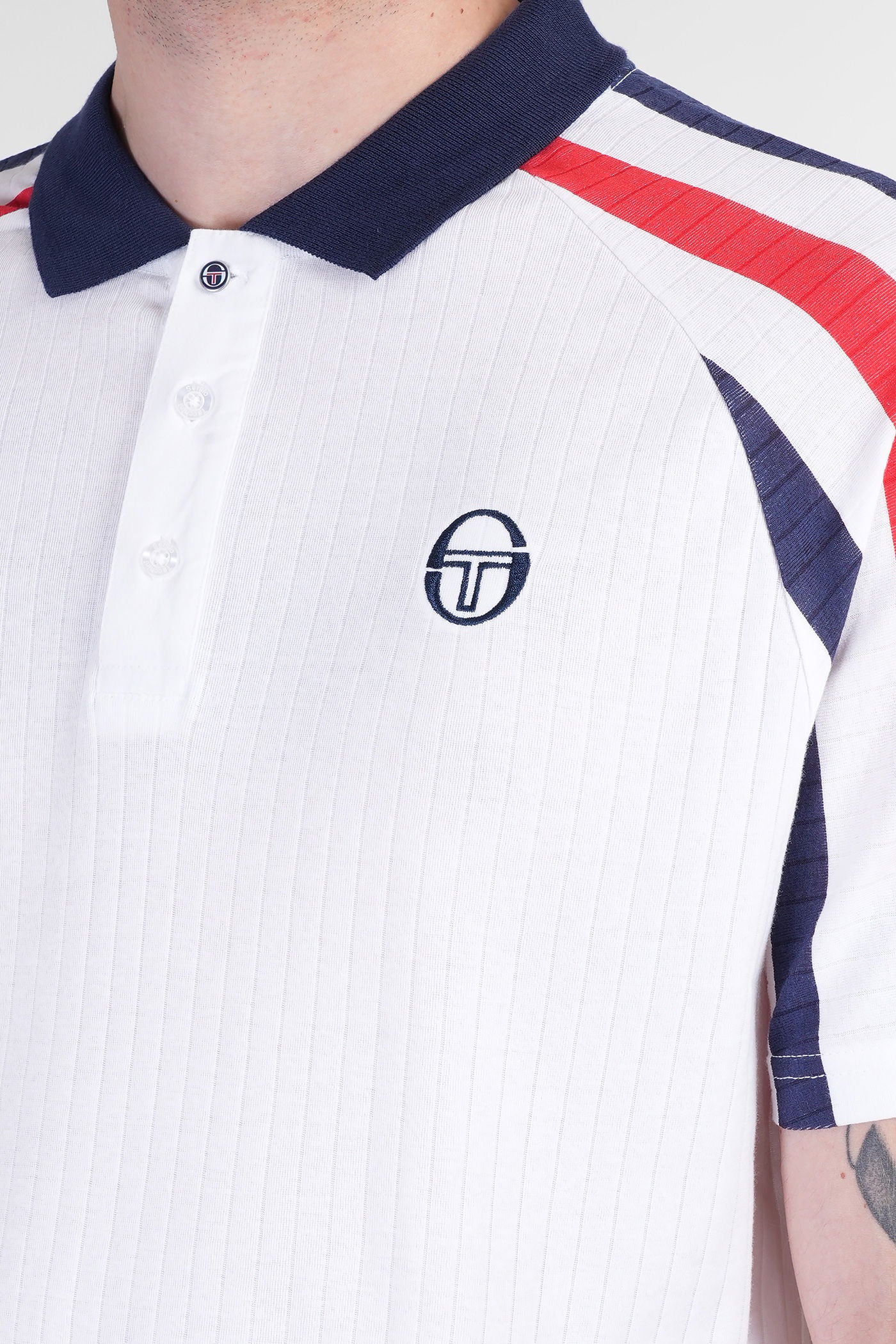 Polo in white cotton - Image 5