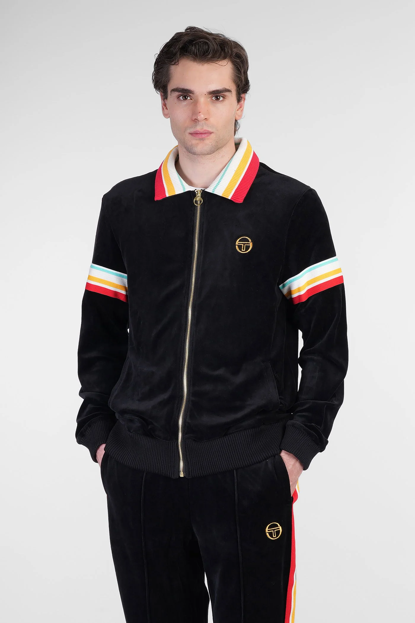 Sweatshirt in black cotton