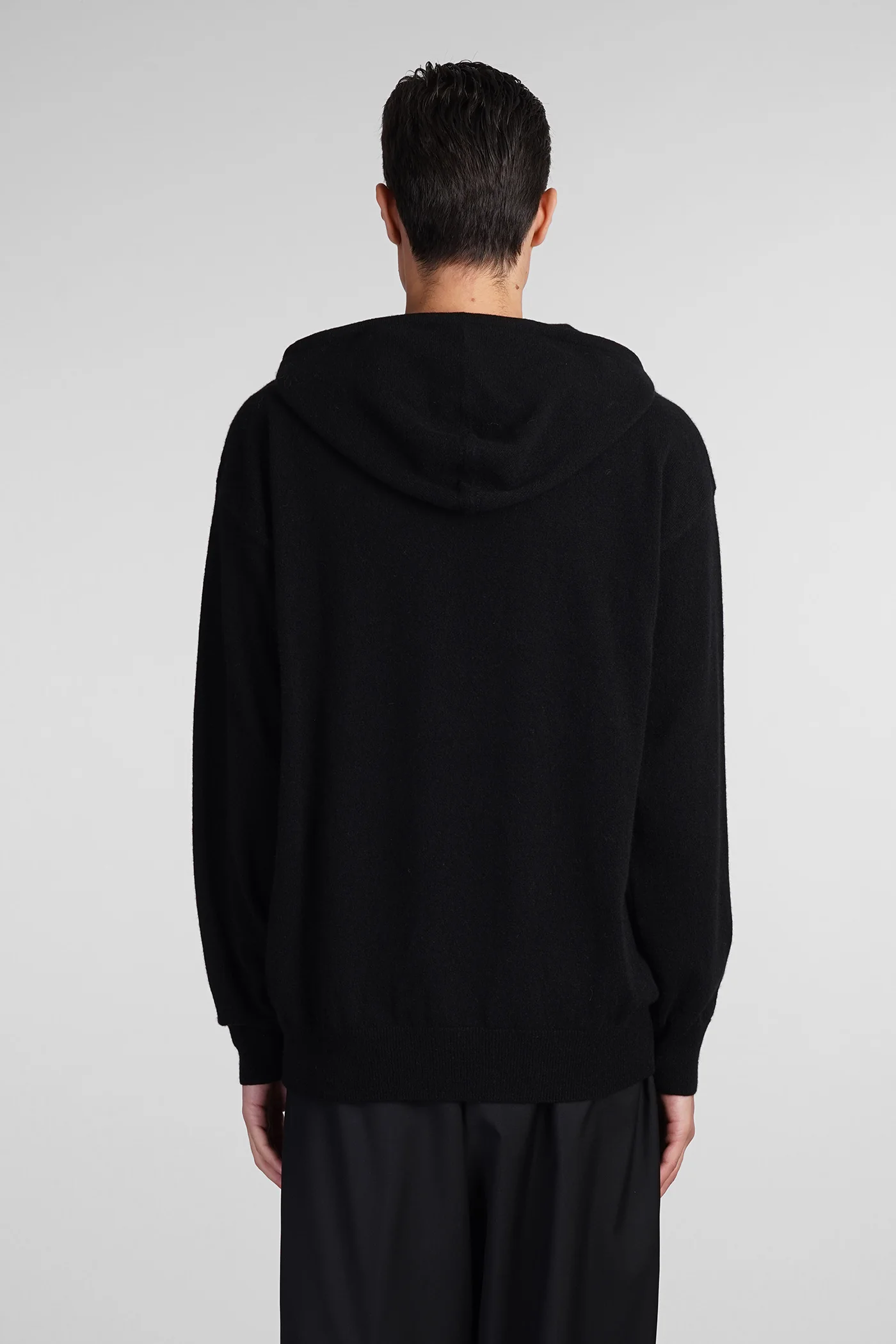 Knitwear in black cashmere - Image 3