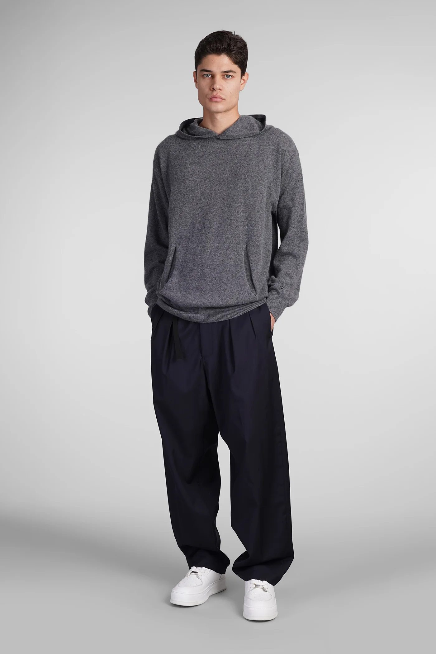 Pants in blue wool - Image 2